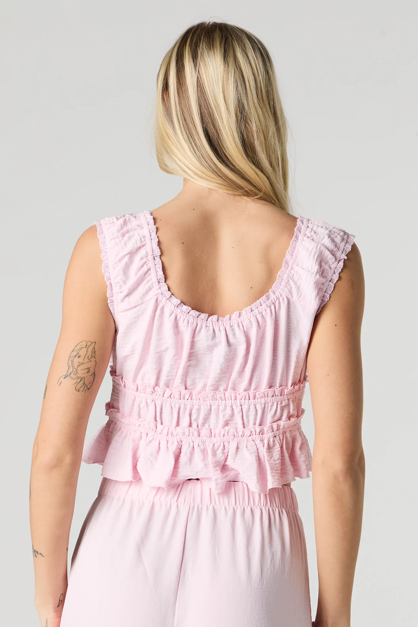 Shirred Babydoll Tank - Image 11