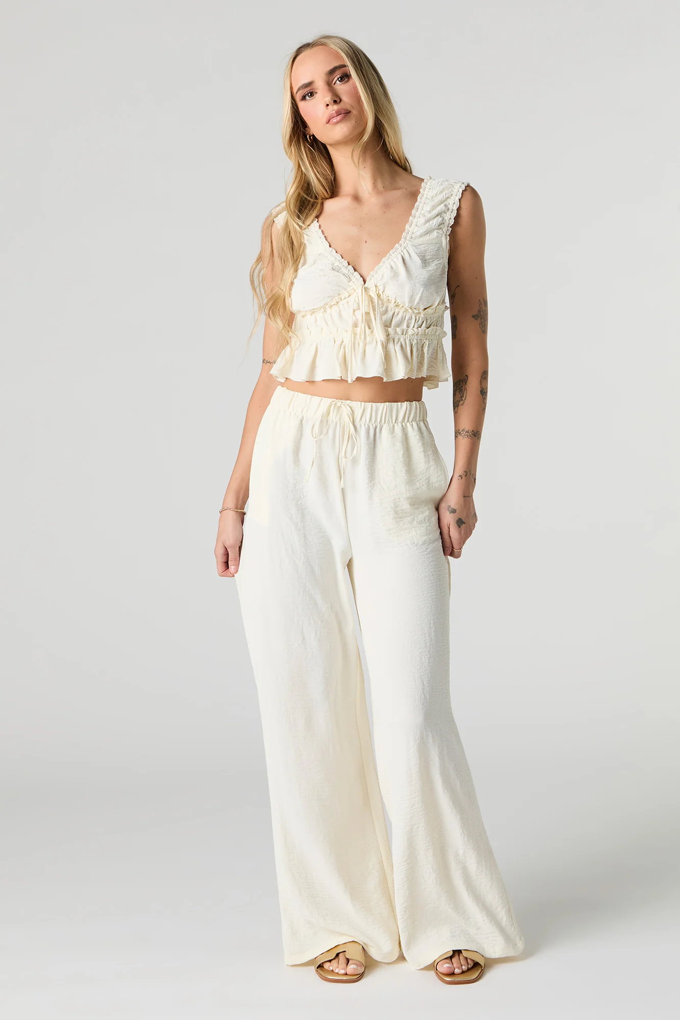 Shirred Babydoll Tank - Image 6