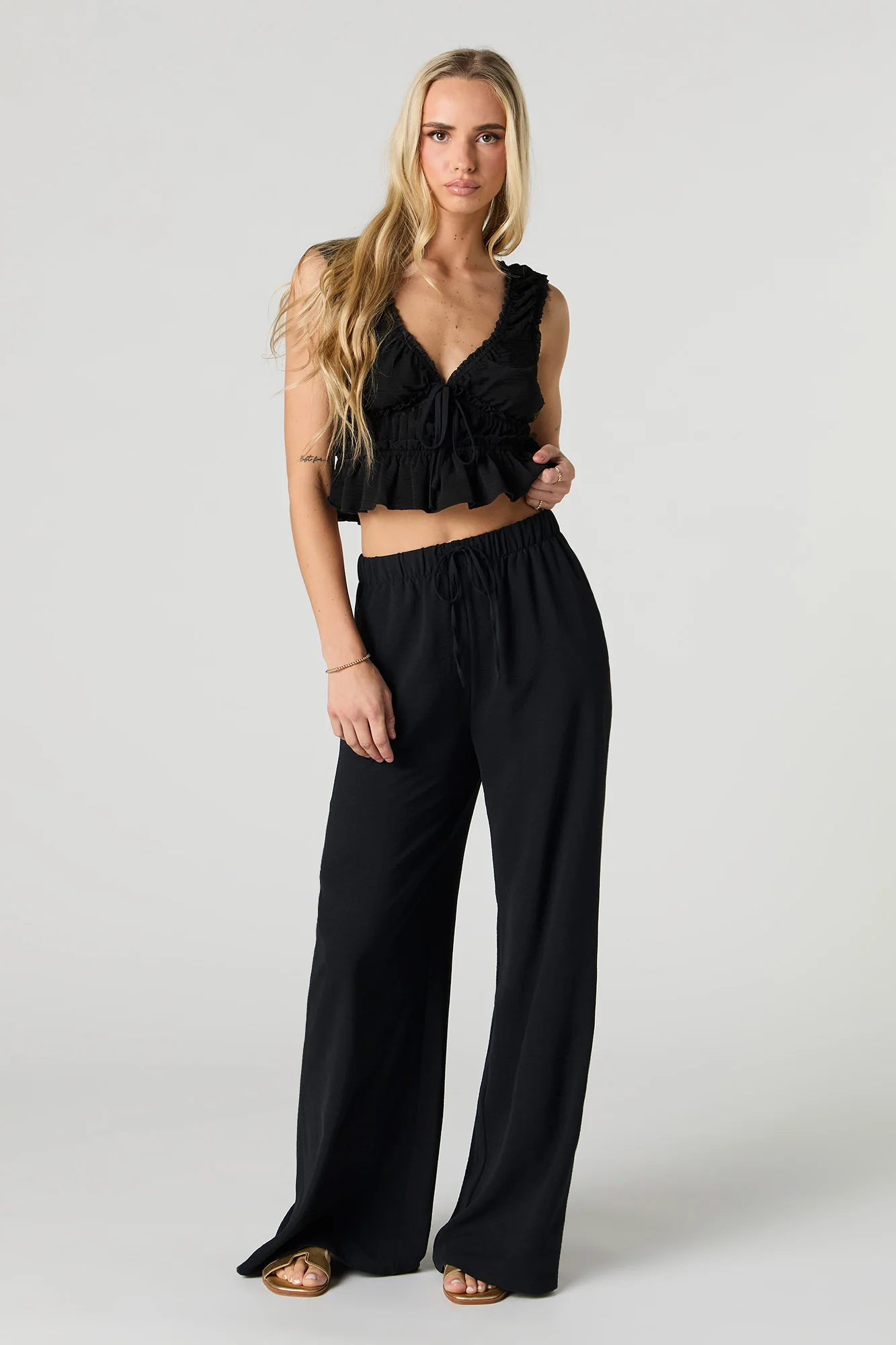 Shirred Babydoll Tank - Image 9