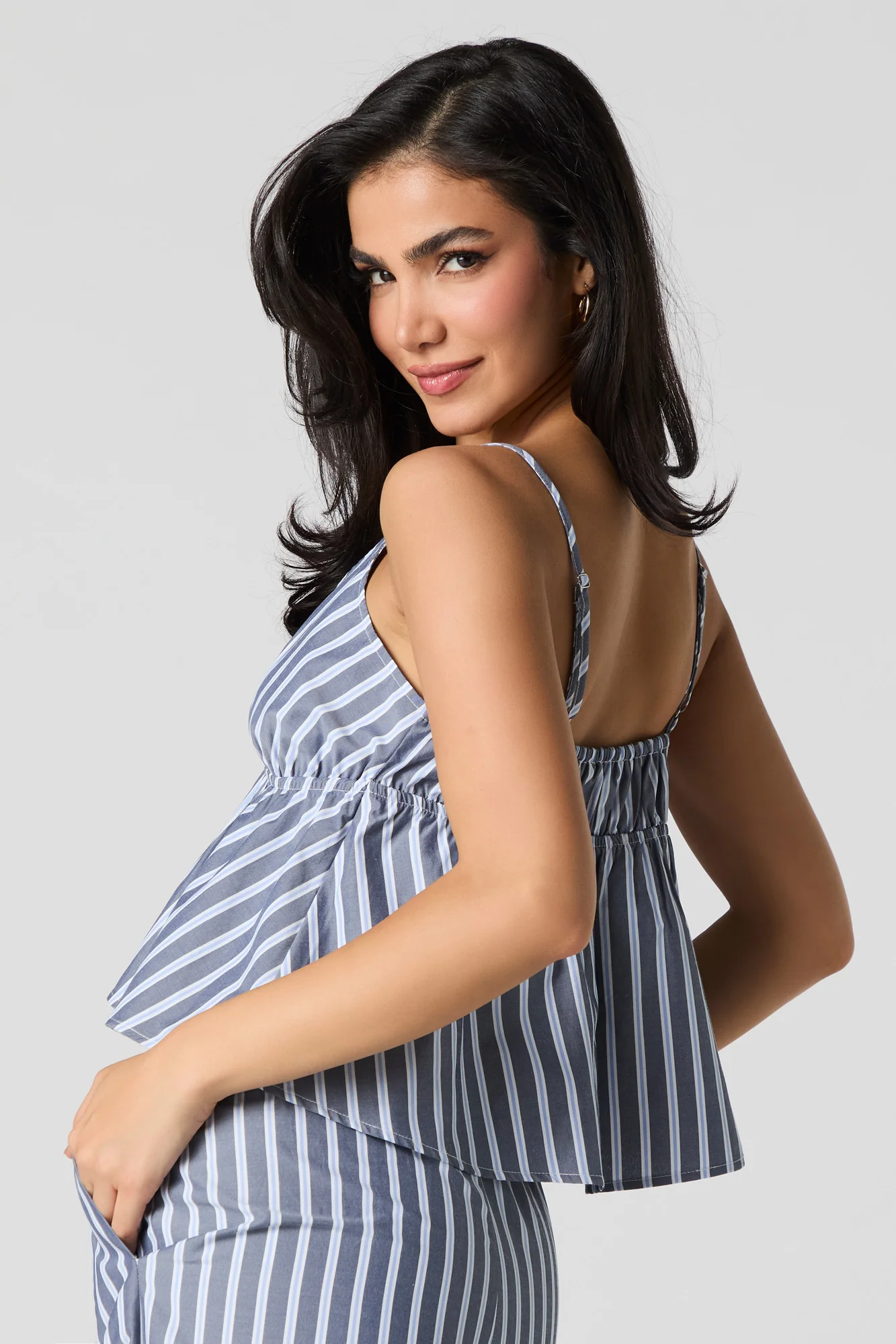Poplin Baby Doll Top - Image 2