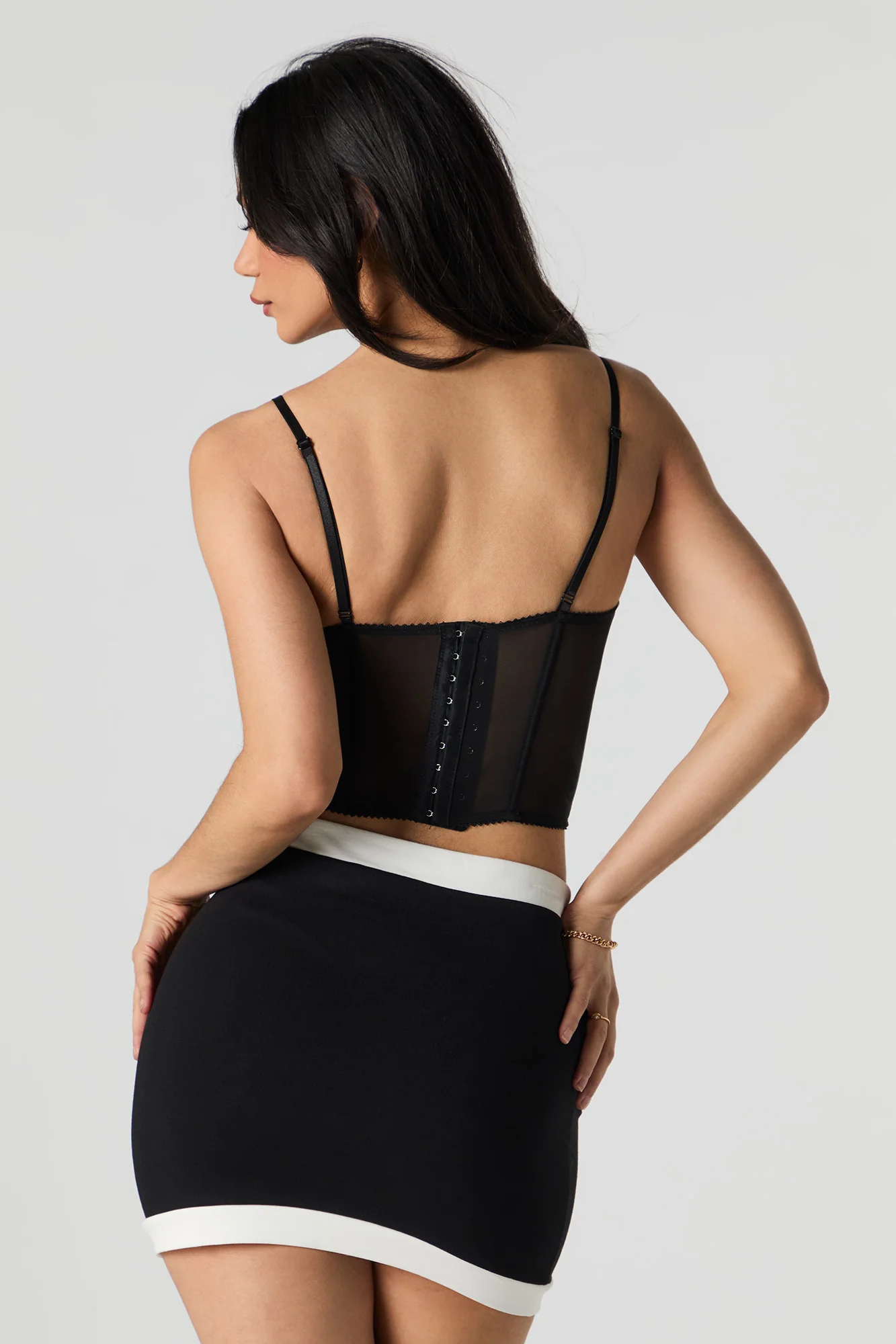 Camisole corset en filet - Image 2