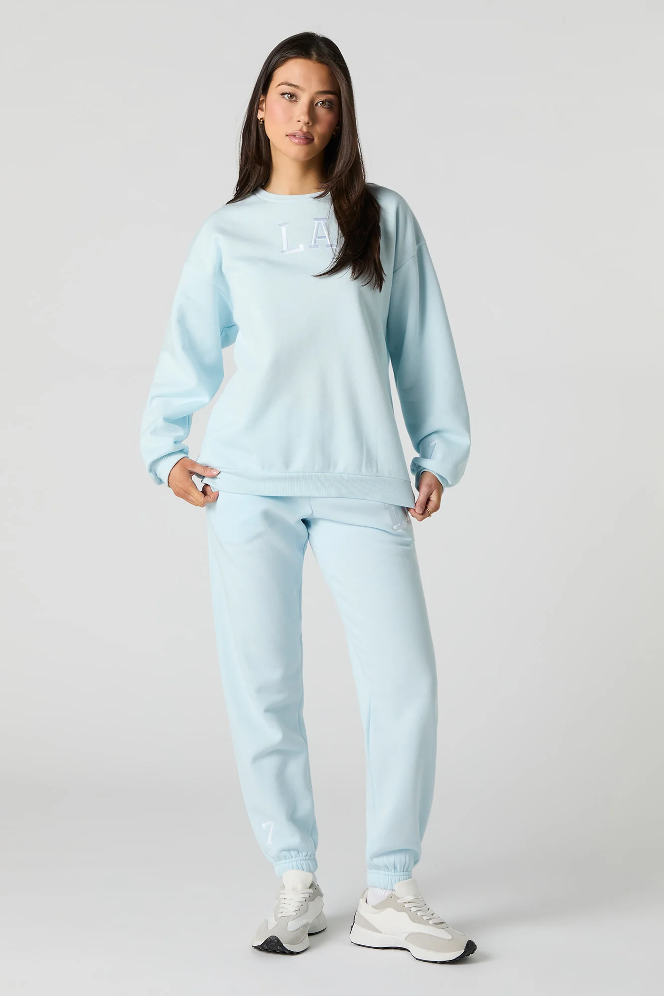 City Embroidered Fleece Jogger - Image 13