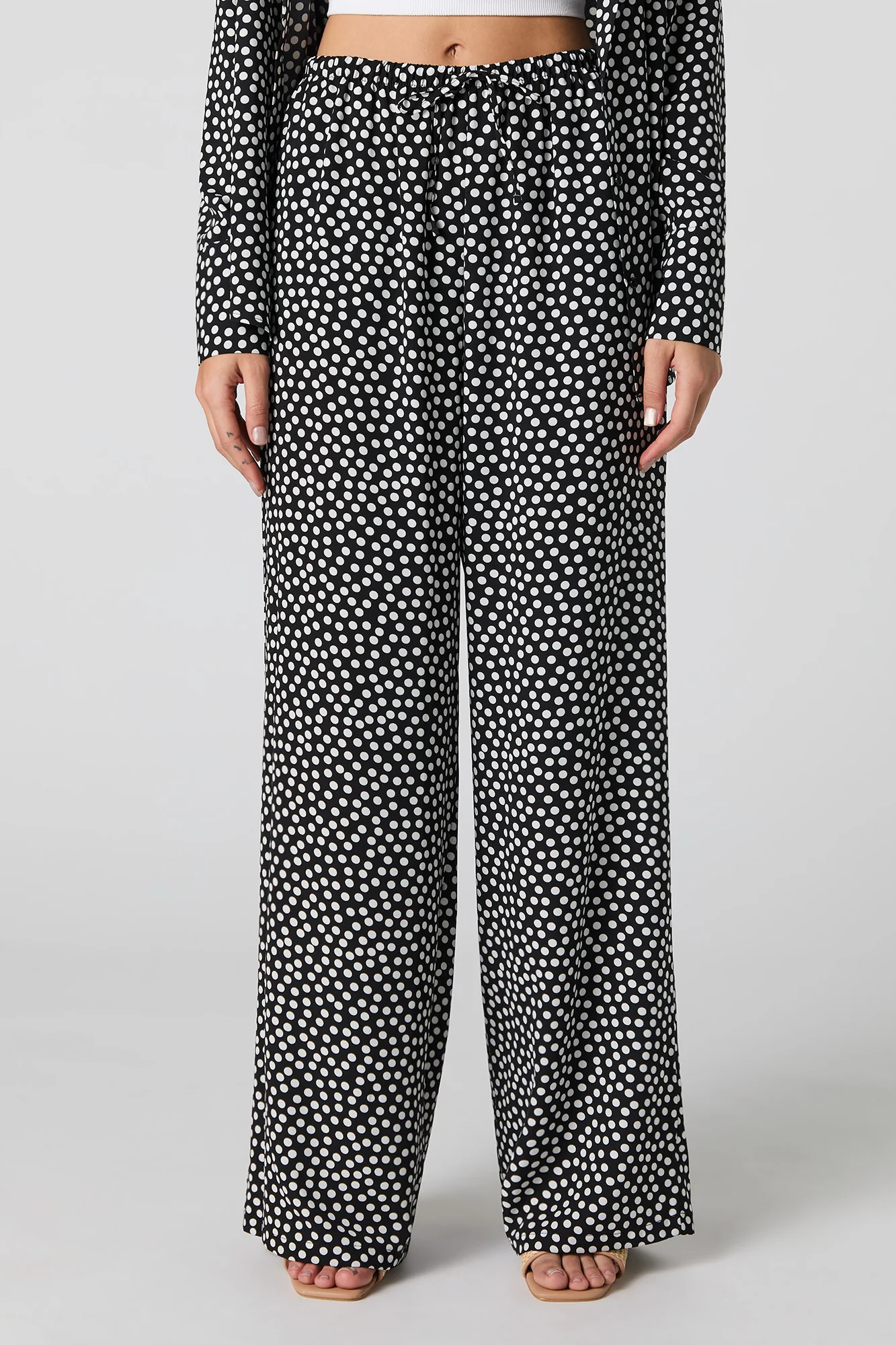 Flowy Printed Drawstring Pant - Image 5