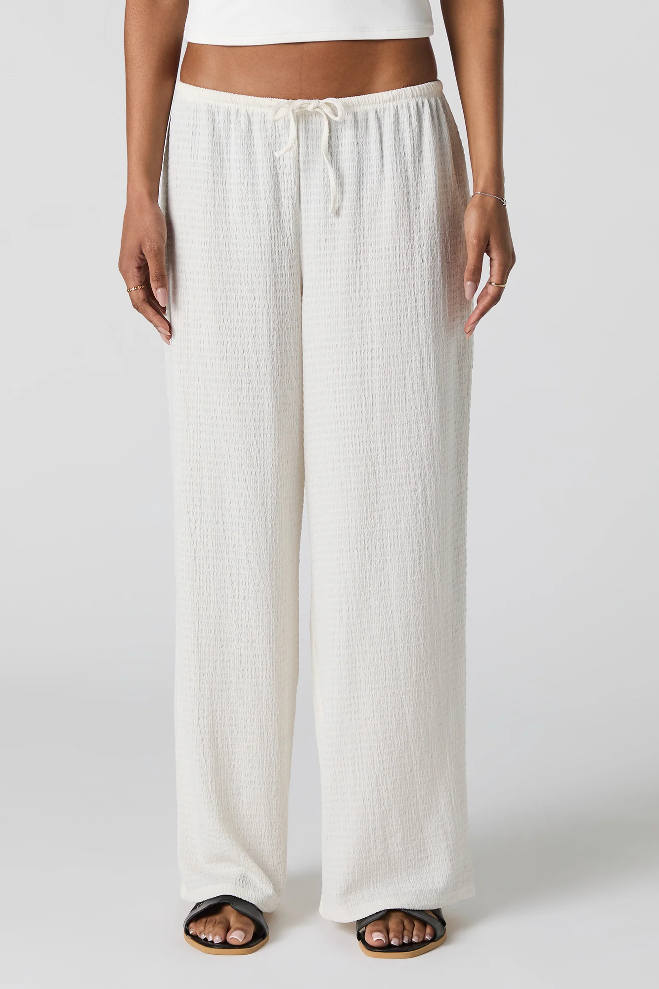 Textured Drawstring Pant - Image 5