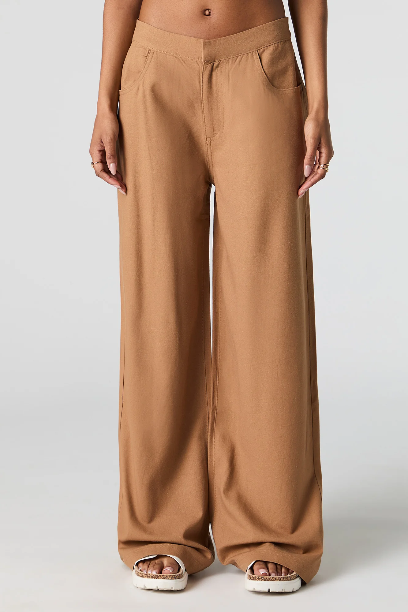 Linen-Blend Straight Leg Pant - Image 8