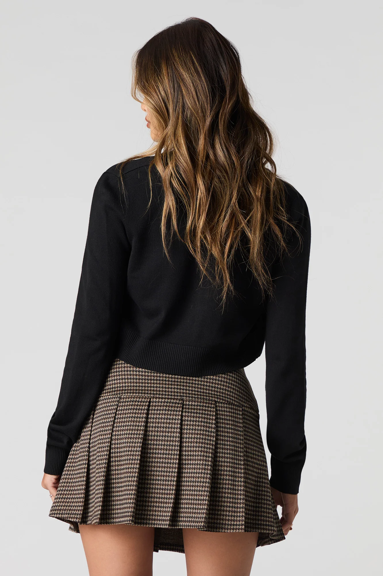 Printed Pleated Mini Skort - Image 7