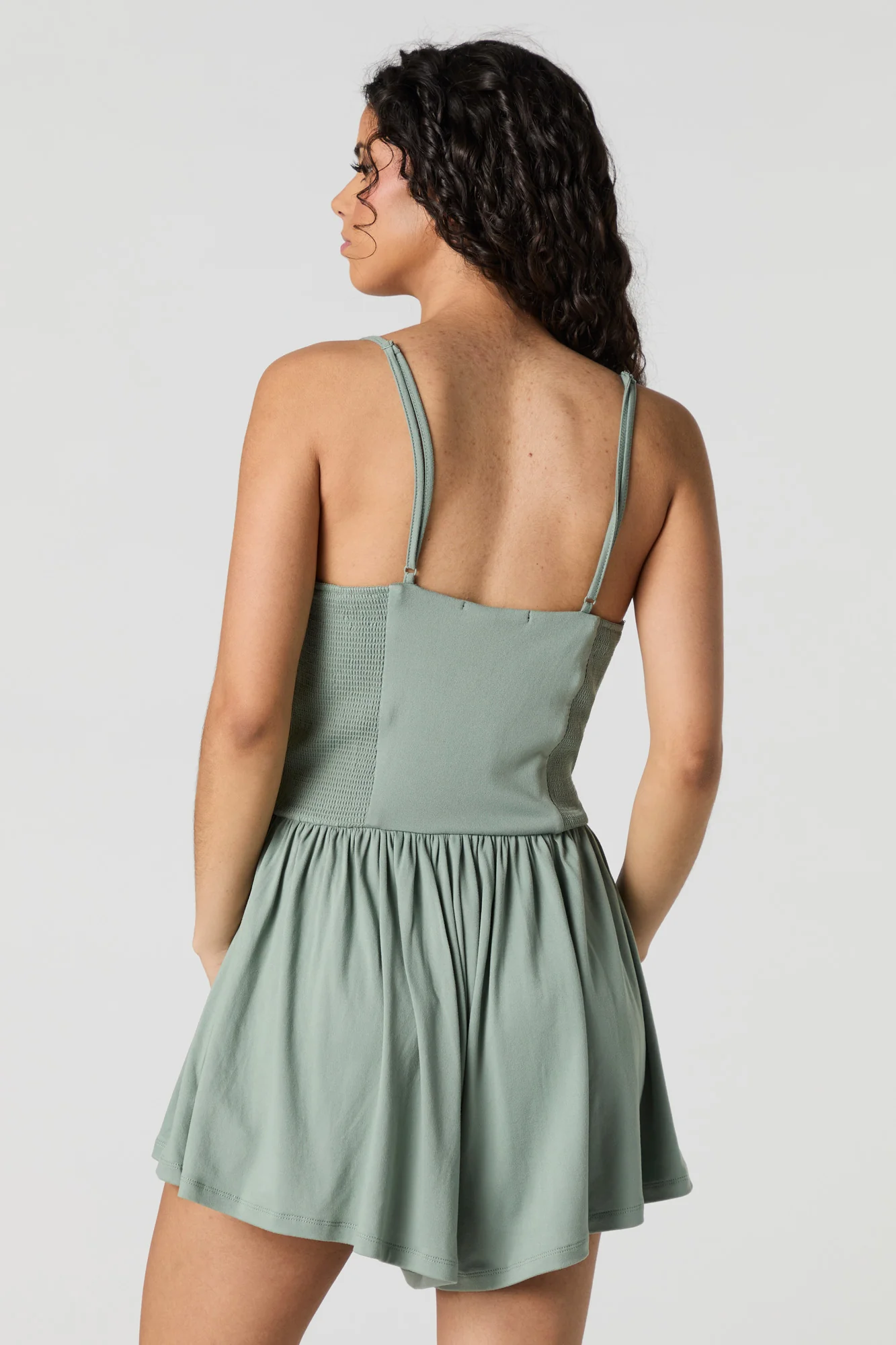 Scoop Neck Flowy Romper - Image 8