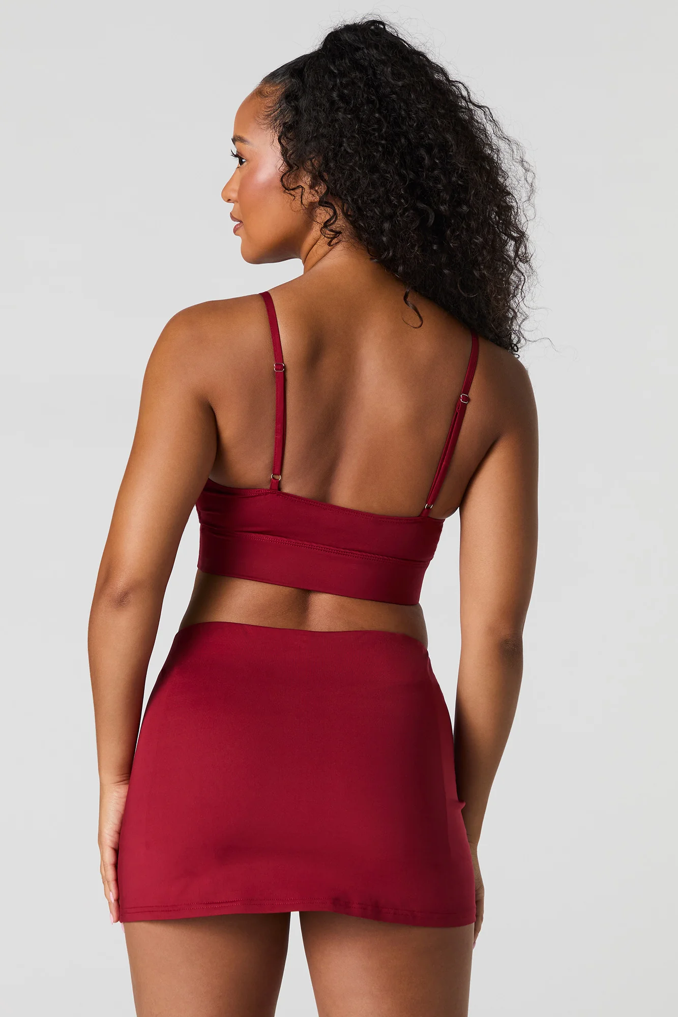 Active Piping Detail Mini Skort - Image 10