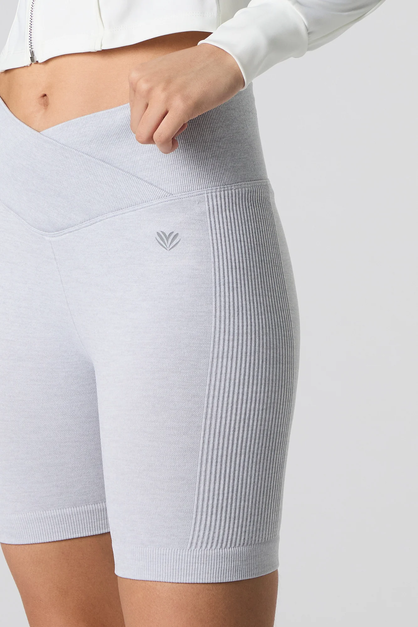 Seamless Foldover Waist Biker Short - Image 12