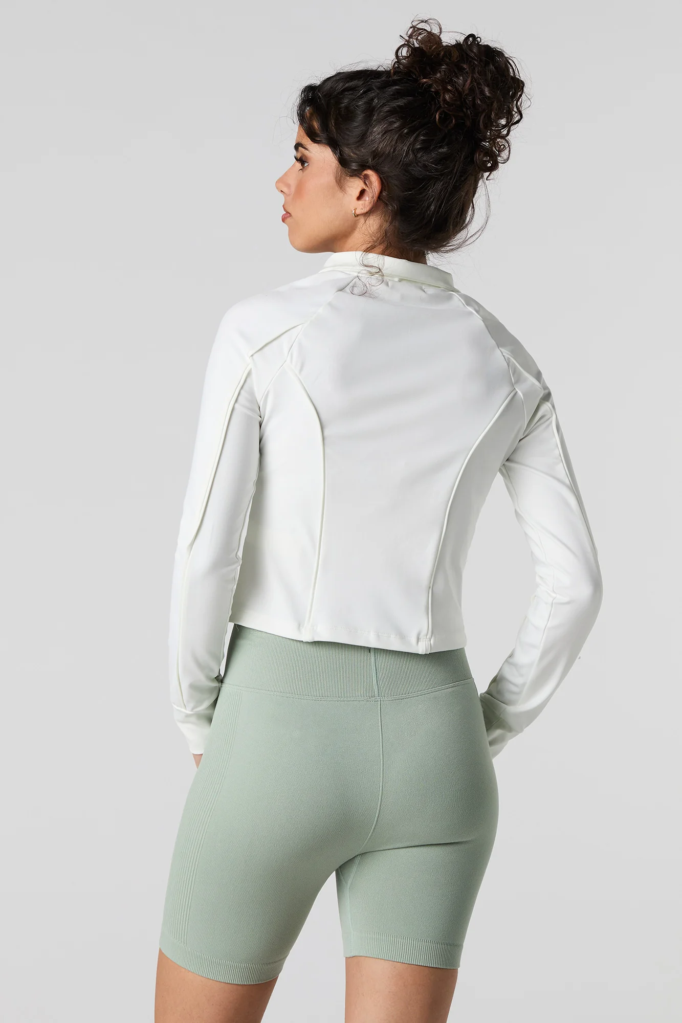 Seamless Foldover Waist Biker Short - Image 14