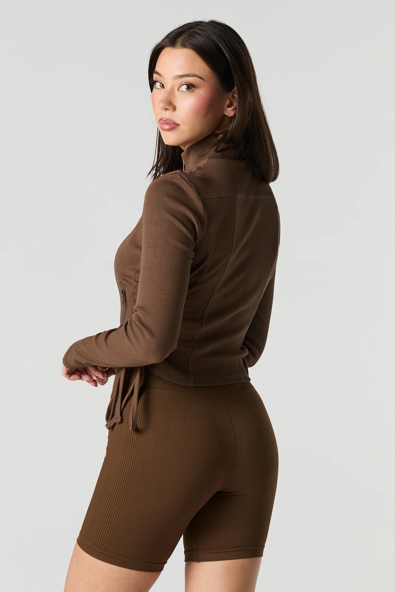 Active Seamless Side Ribbed Short - Image 2