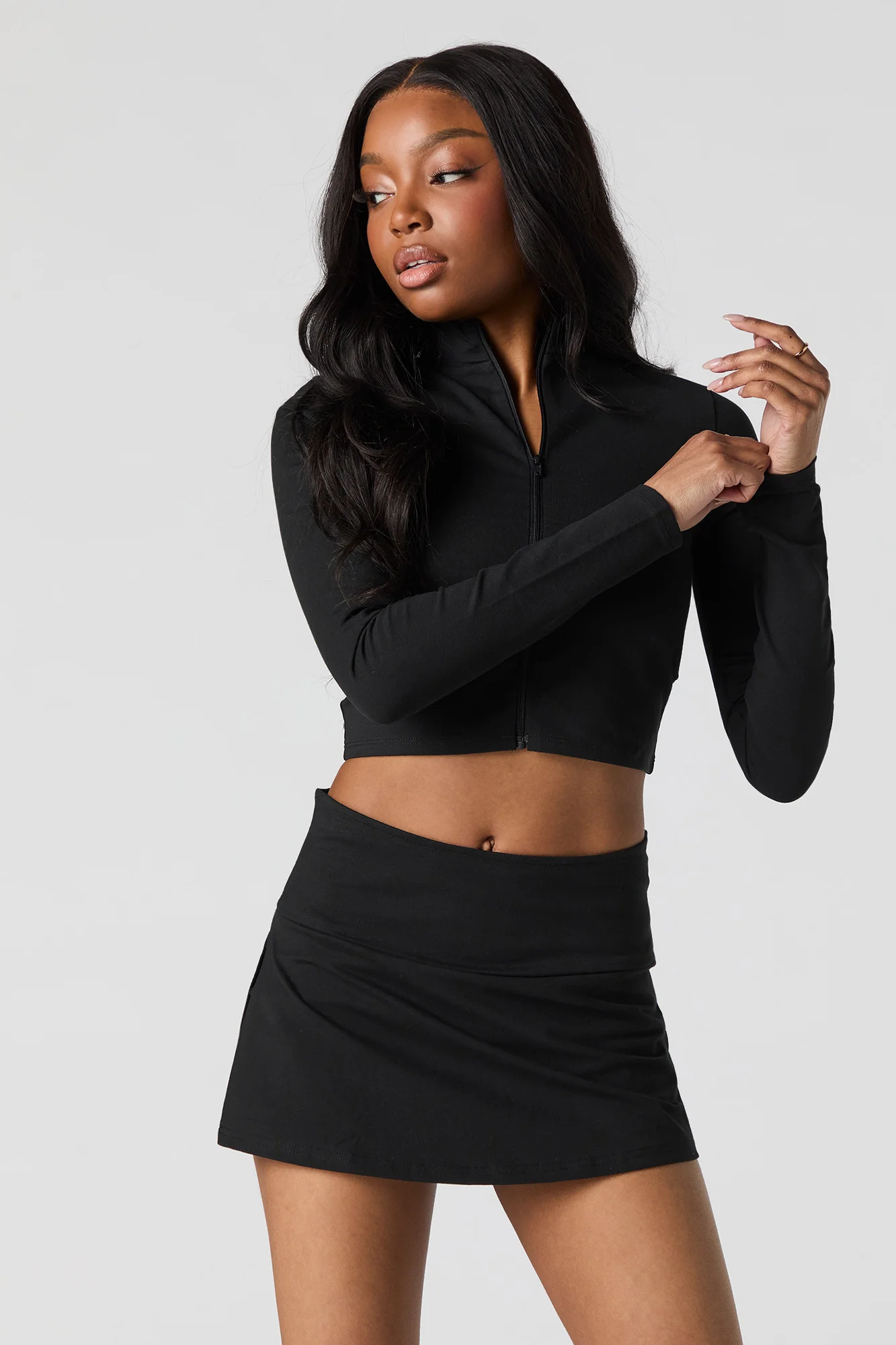 Active Slit Mini Skort - Image 5