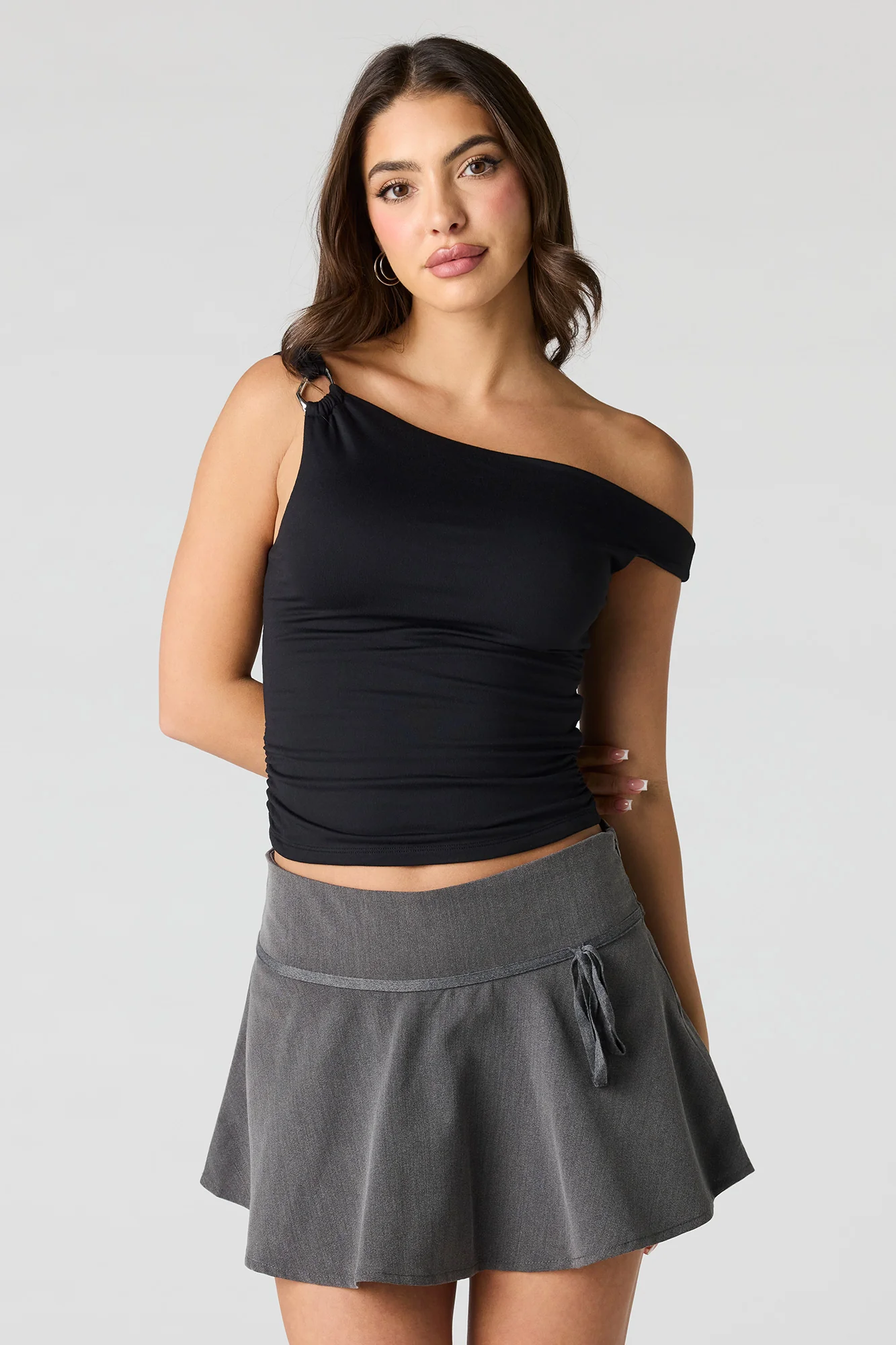 Luxe Heavy Contour O-Ring Off-Shoulder Tank - Image 5