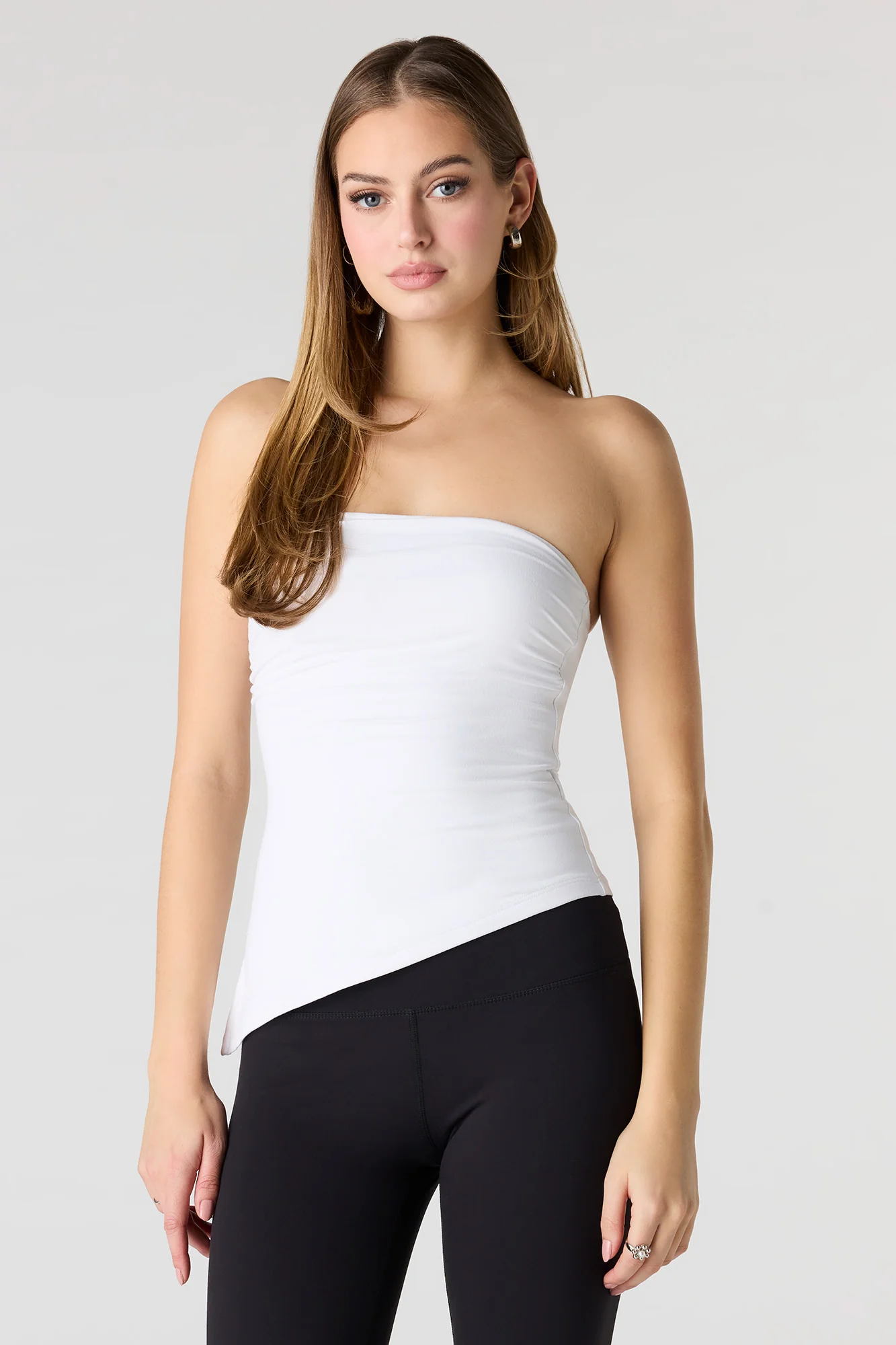 Luxe Heavy Contour Asymmetrical Tube Top - Image 11
