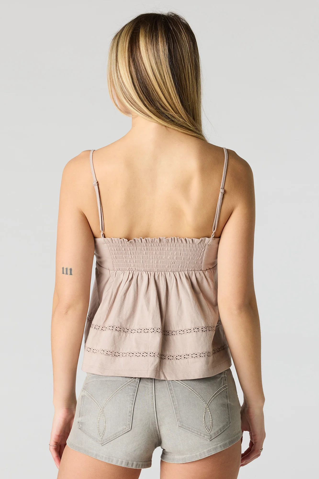 Lace Trim Babydoll Tank - Image 2