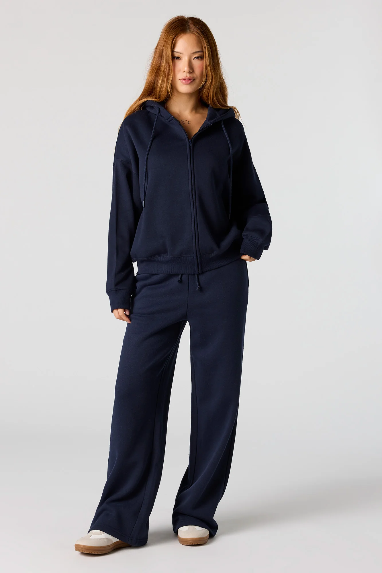 Fleece Boxy Zip-Up Hoodie - Image 6