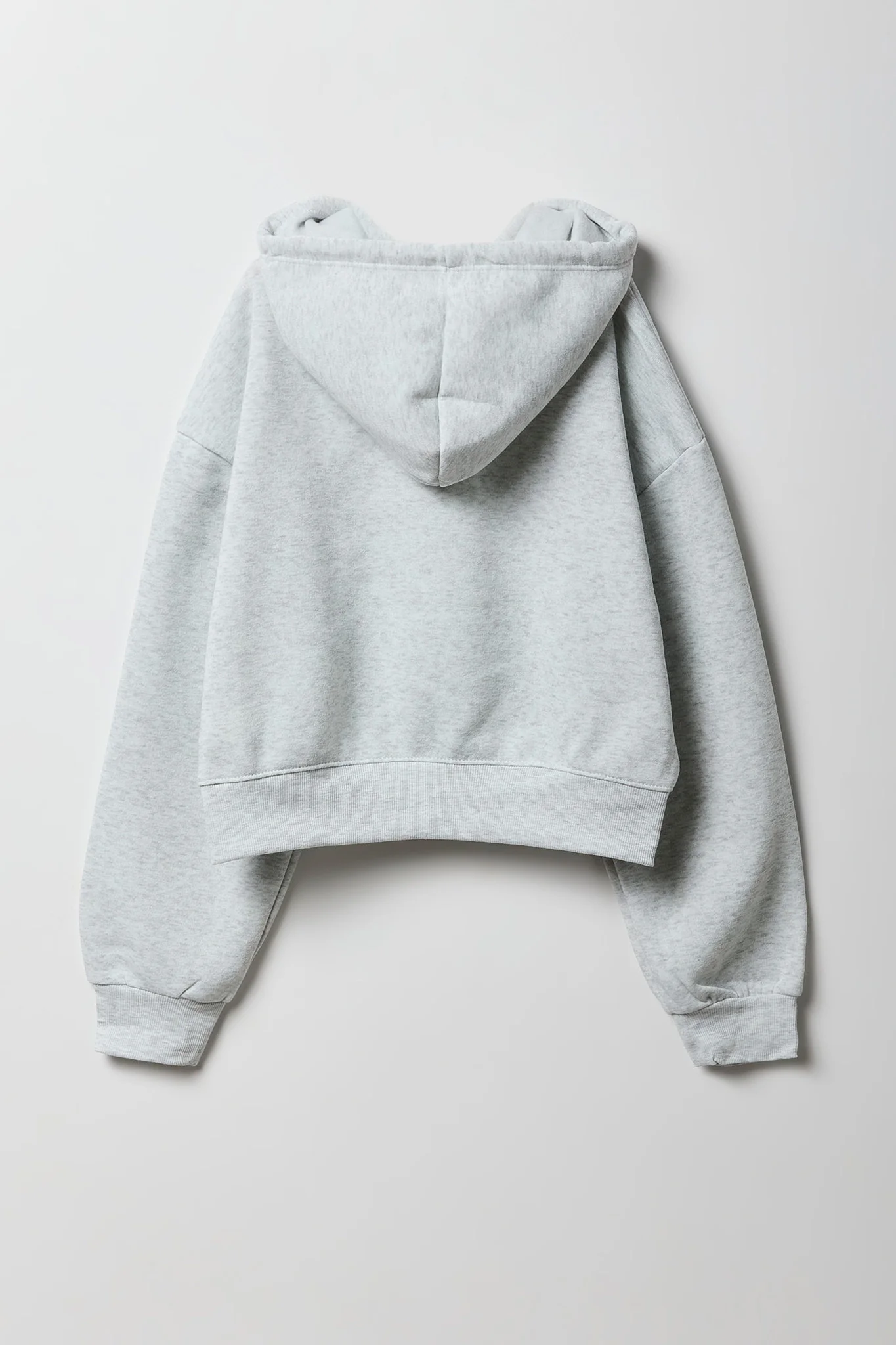 Fleece Cropped Hoodie - Image 14