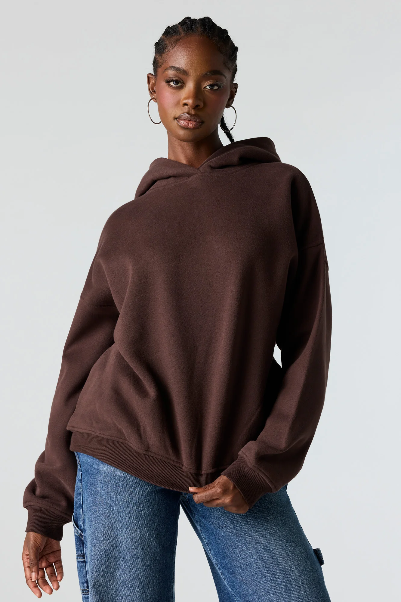 Luxe Fleece Boxy Hoodie - Image 11