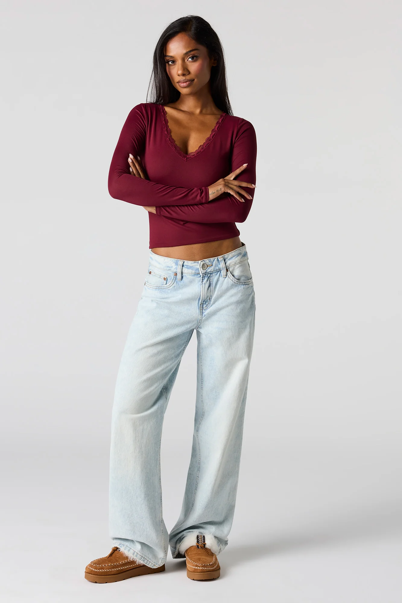 Contour Lace Classic Long Sleeve Top - Image 9