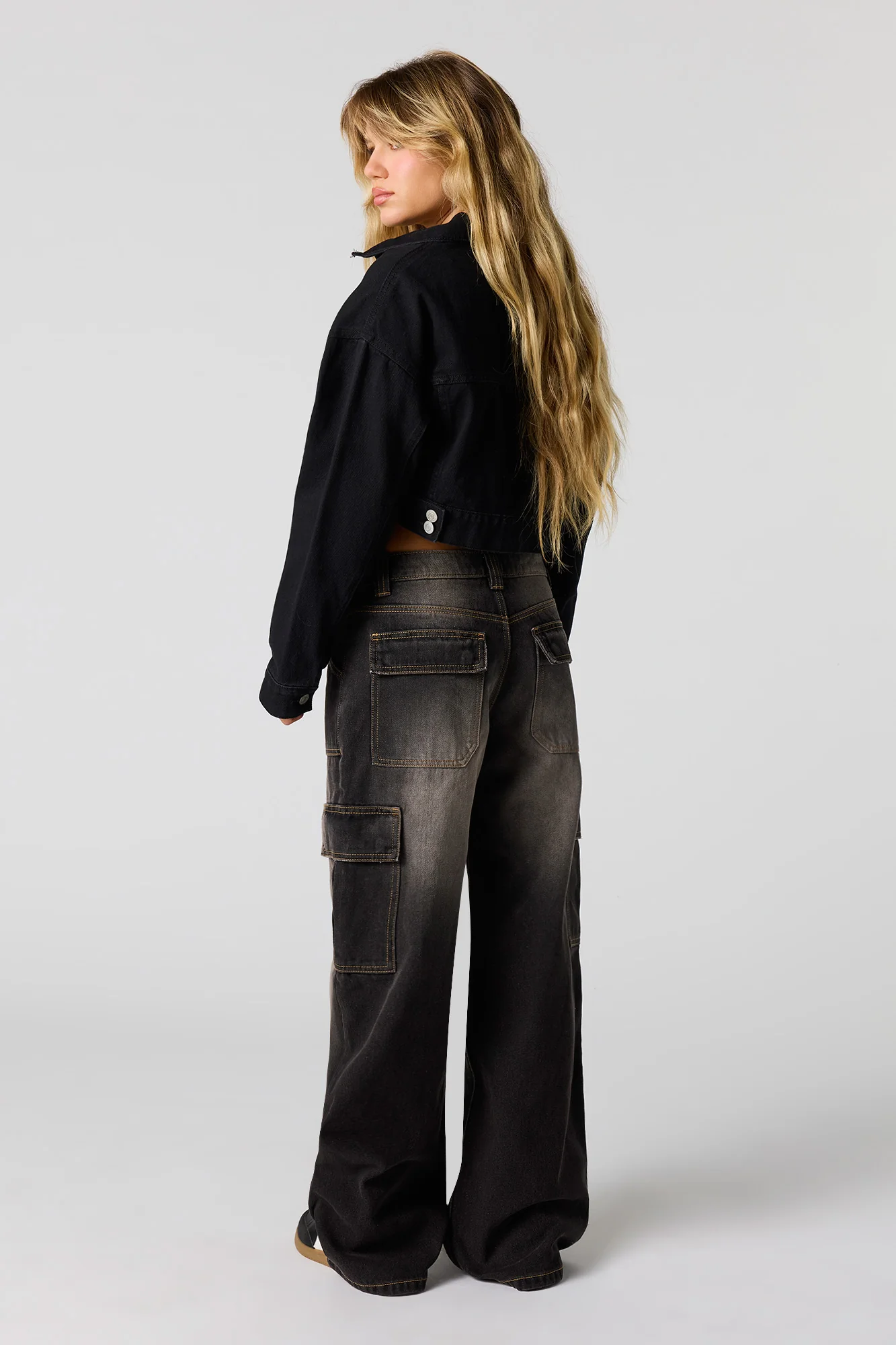 Low Rise Cargo Jean - Image 3