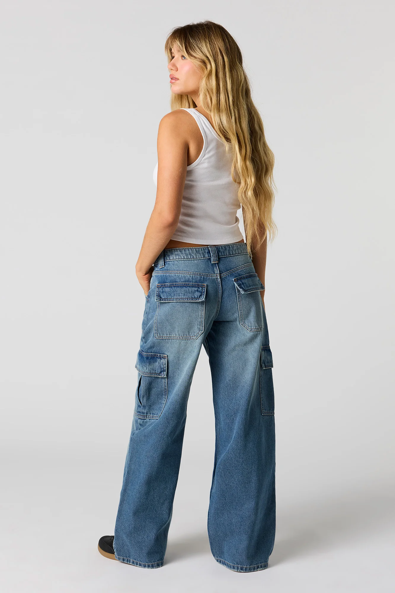 Low Rise Cargo Jean - Image 6