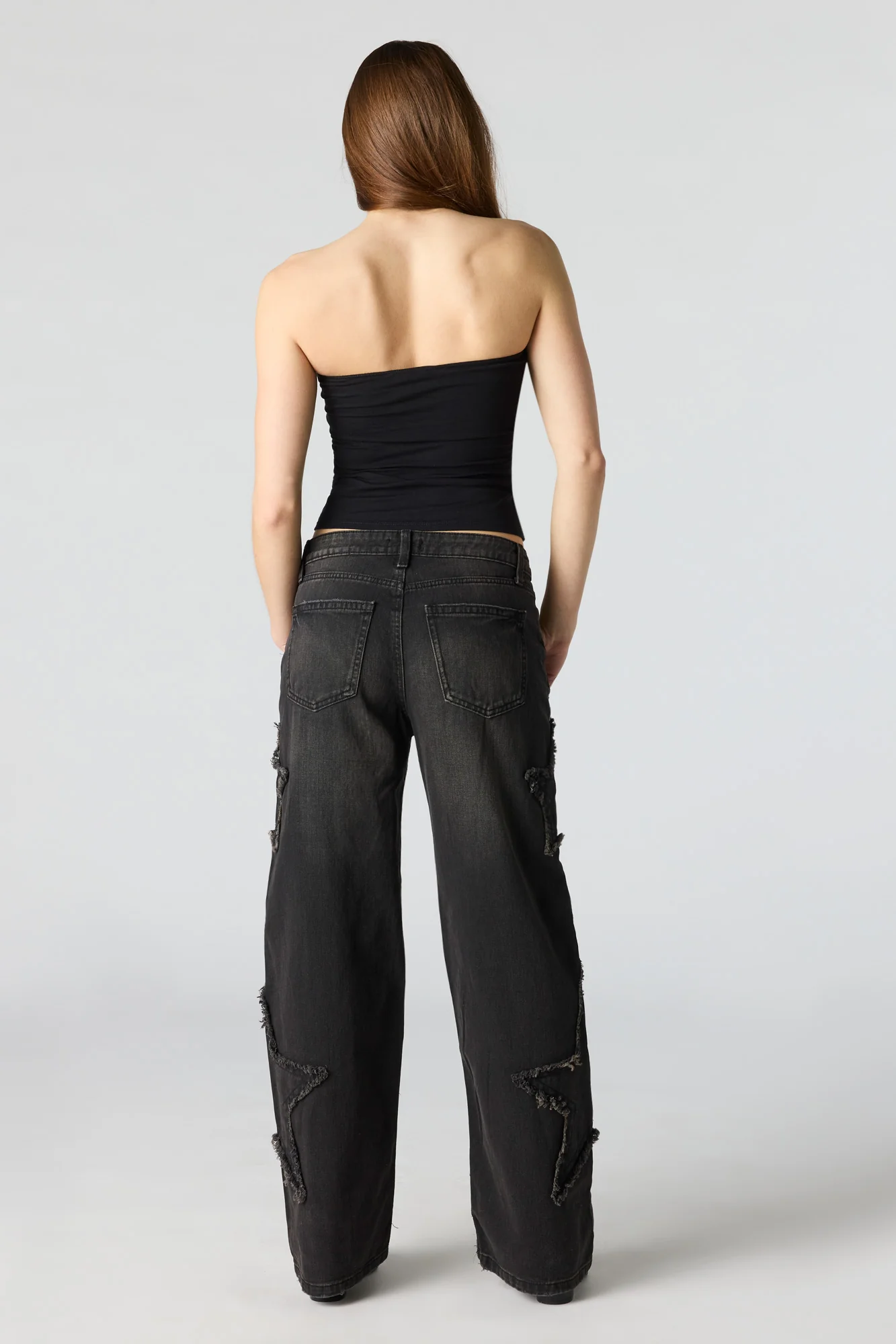 Low Rise Baggy Star Patch Jean - Image 3