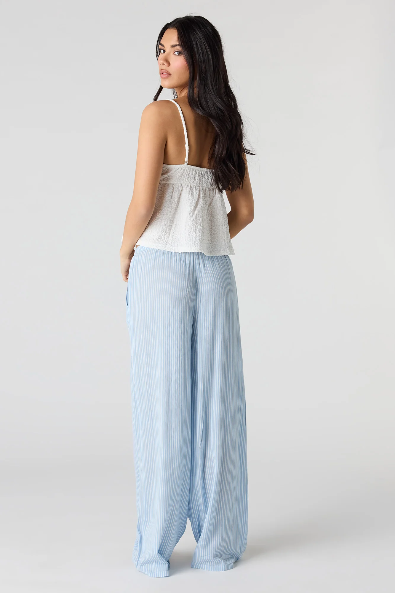 Flowy Wide Leg Drawstring Pant - Image 15