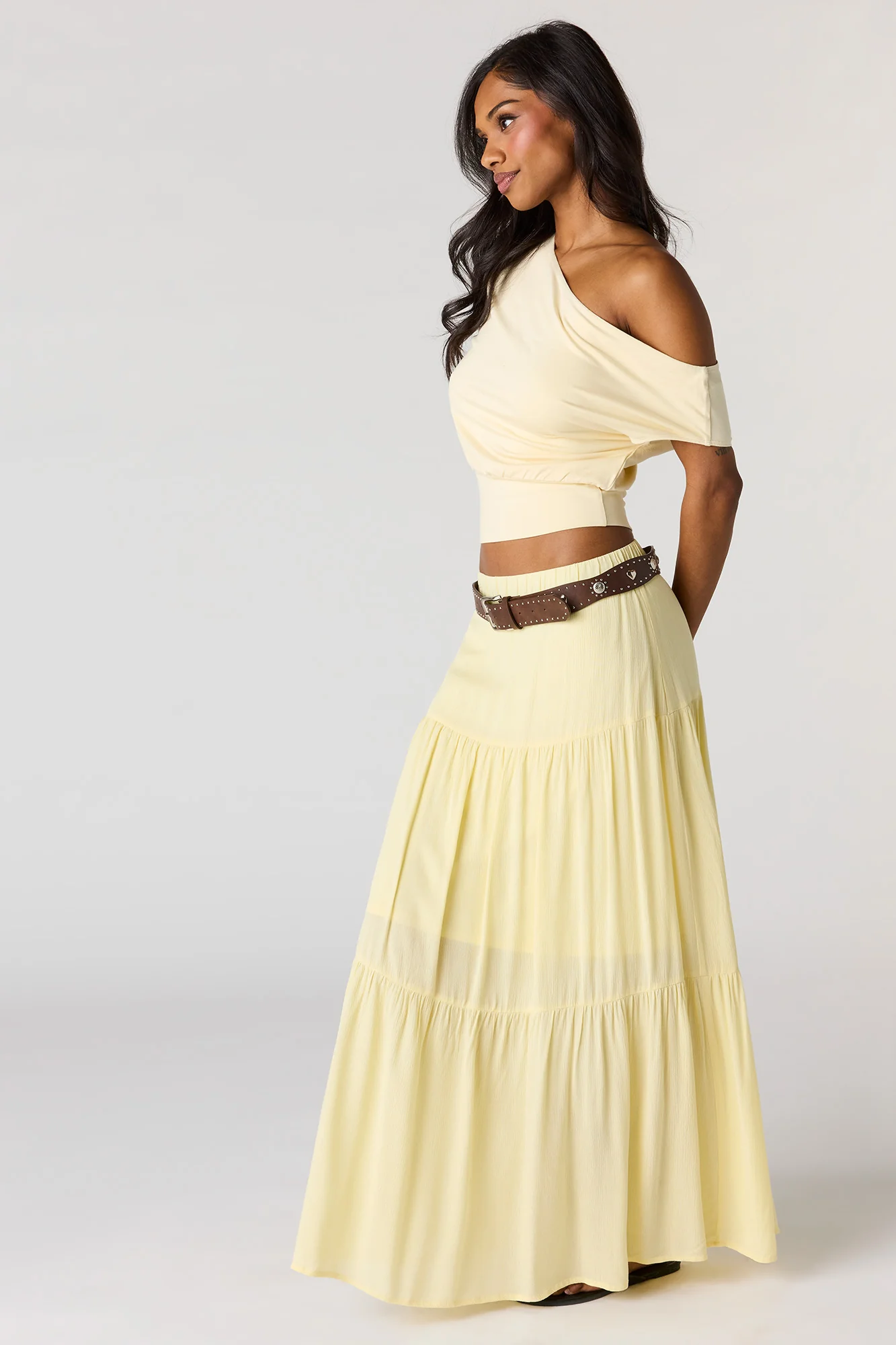 Tiered Maxi Skirt - Image 11