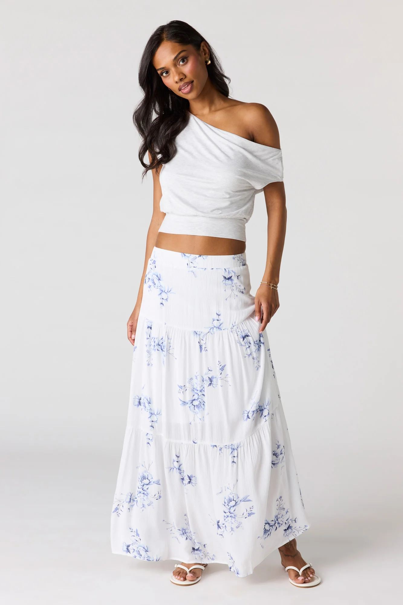 Tiered Maxi Skirt - Image 7