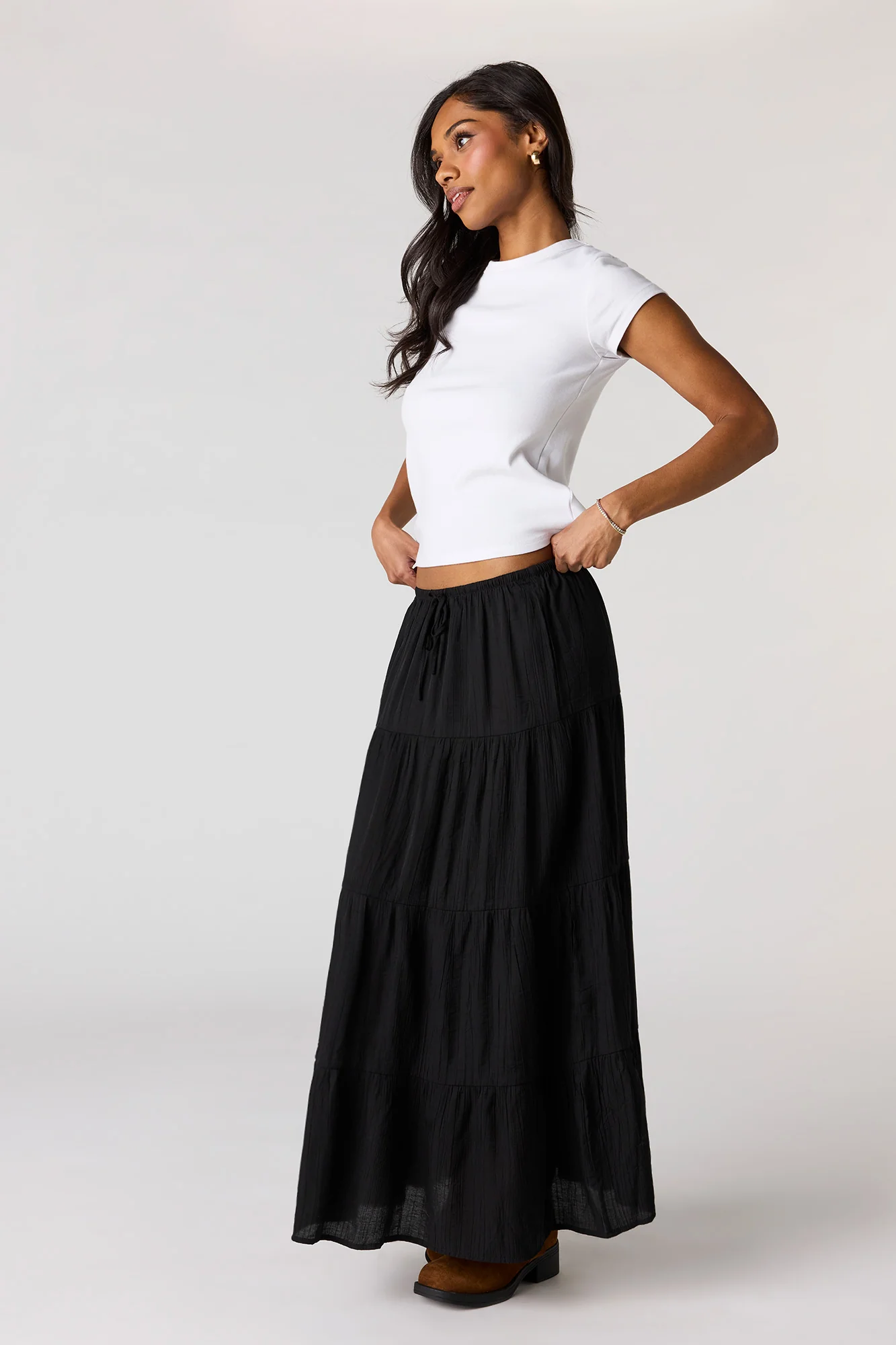 Crinkle Maxi Skirt - Image 6