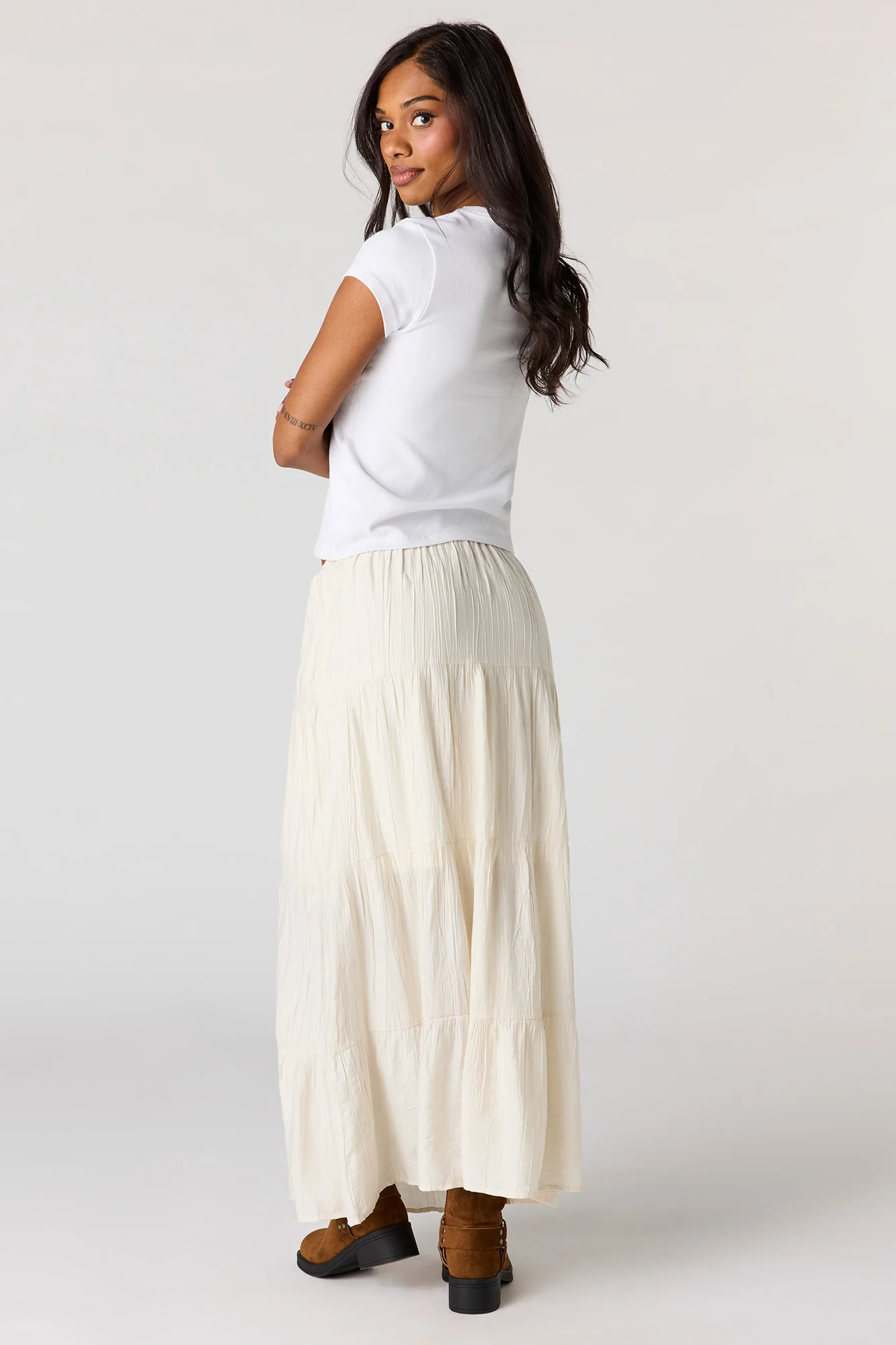 Crinkle Maxi Skirt - Image 8