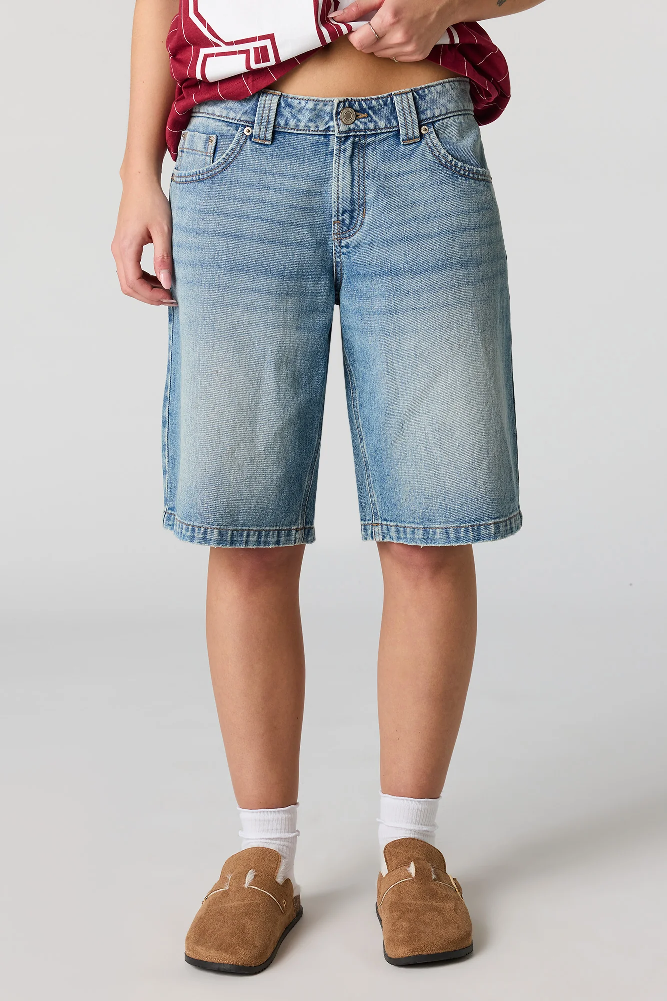Brooklyn Low Rise Baggy Vintage Medium Jort - Image 2