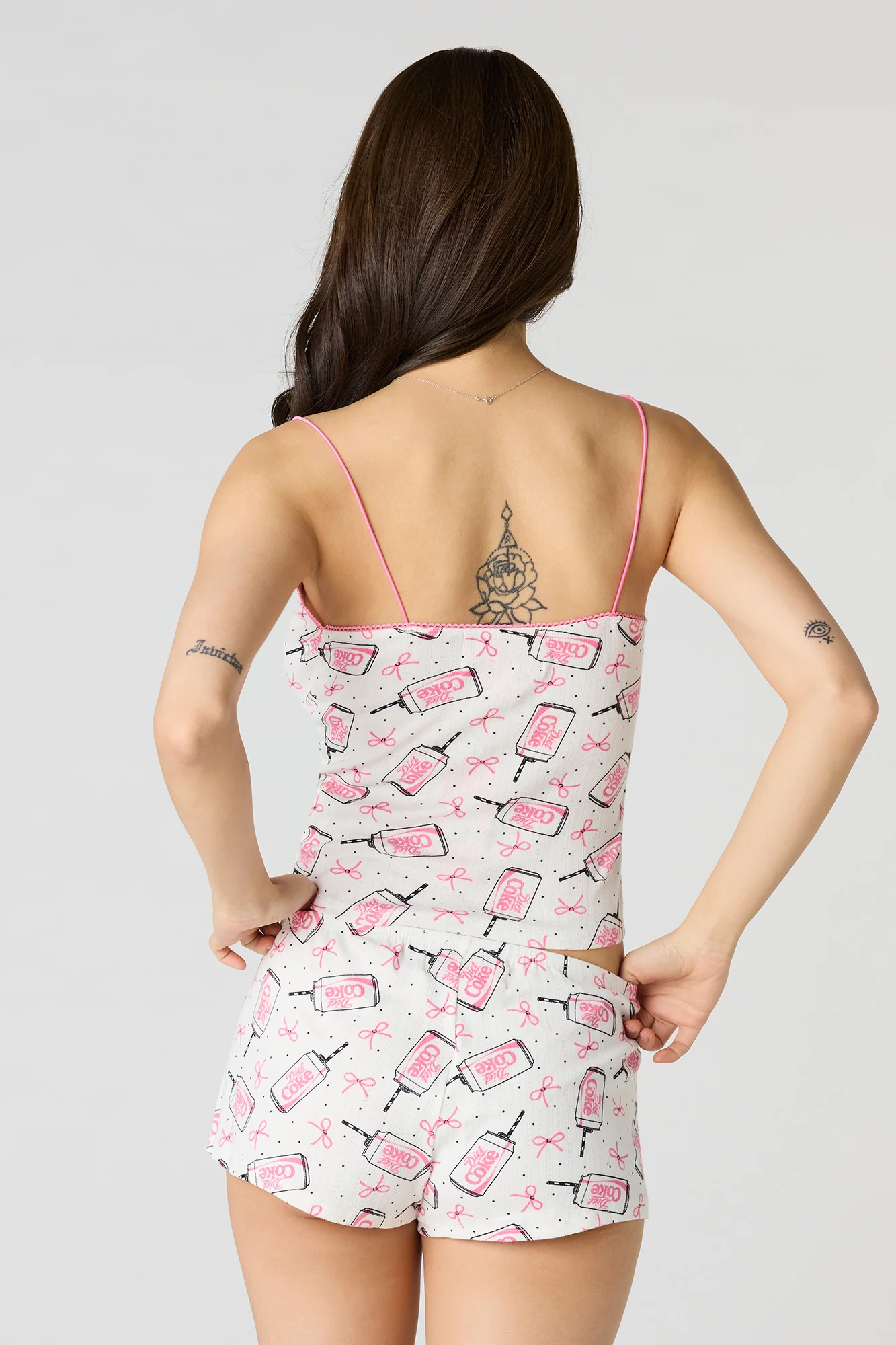 Diet Coke Print Tank & Short Pajama Set - Image 2