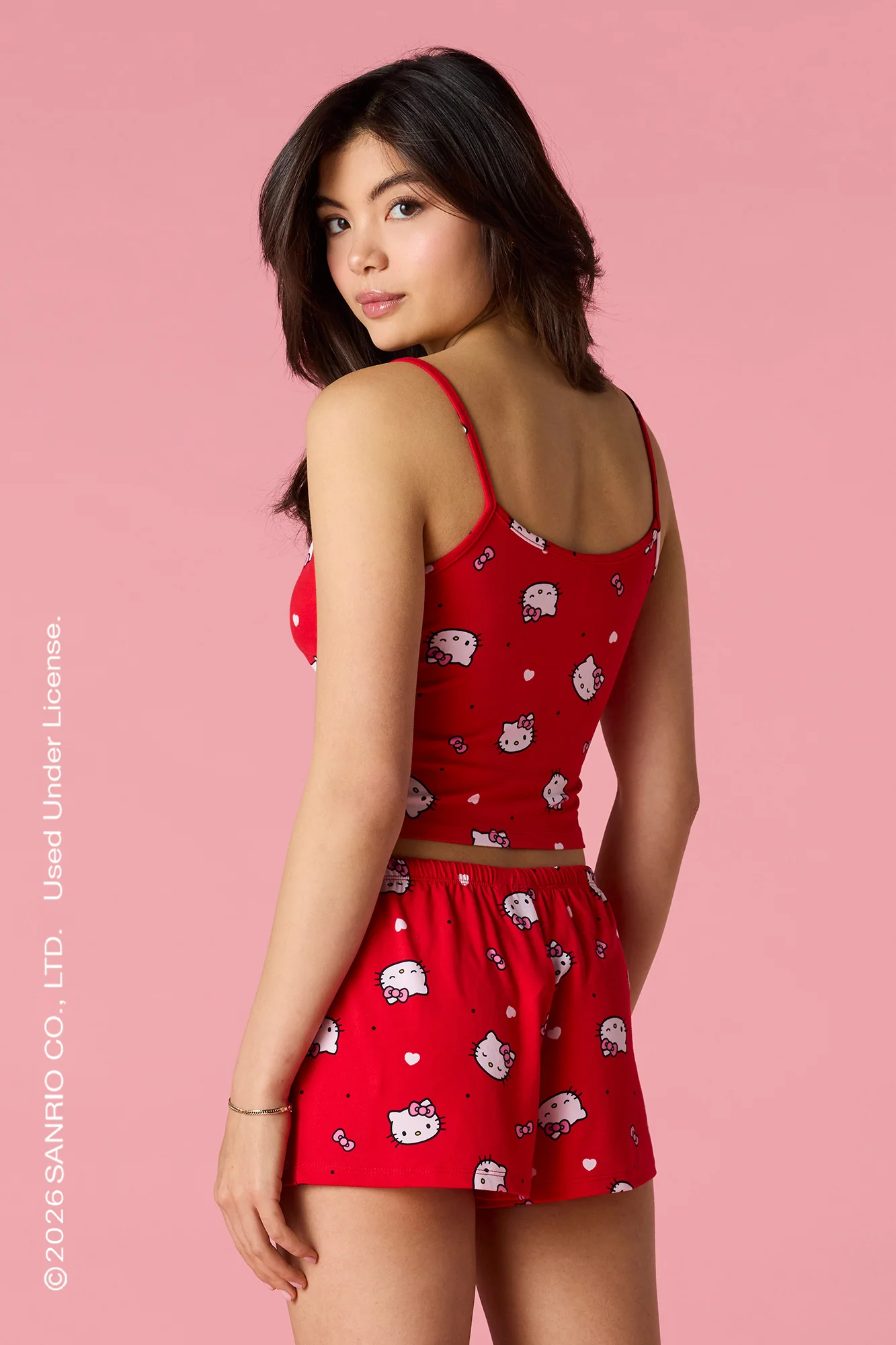 Hello Kitty® Print Tank & Short Pajama Set - Image 2