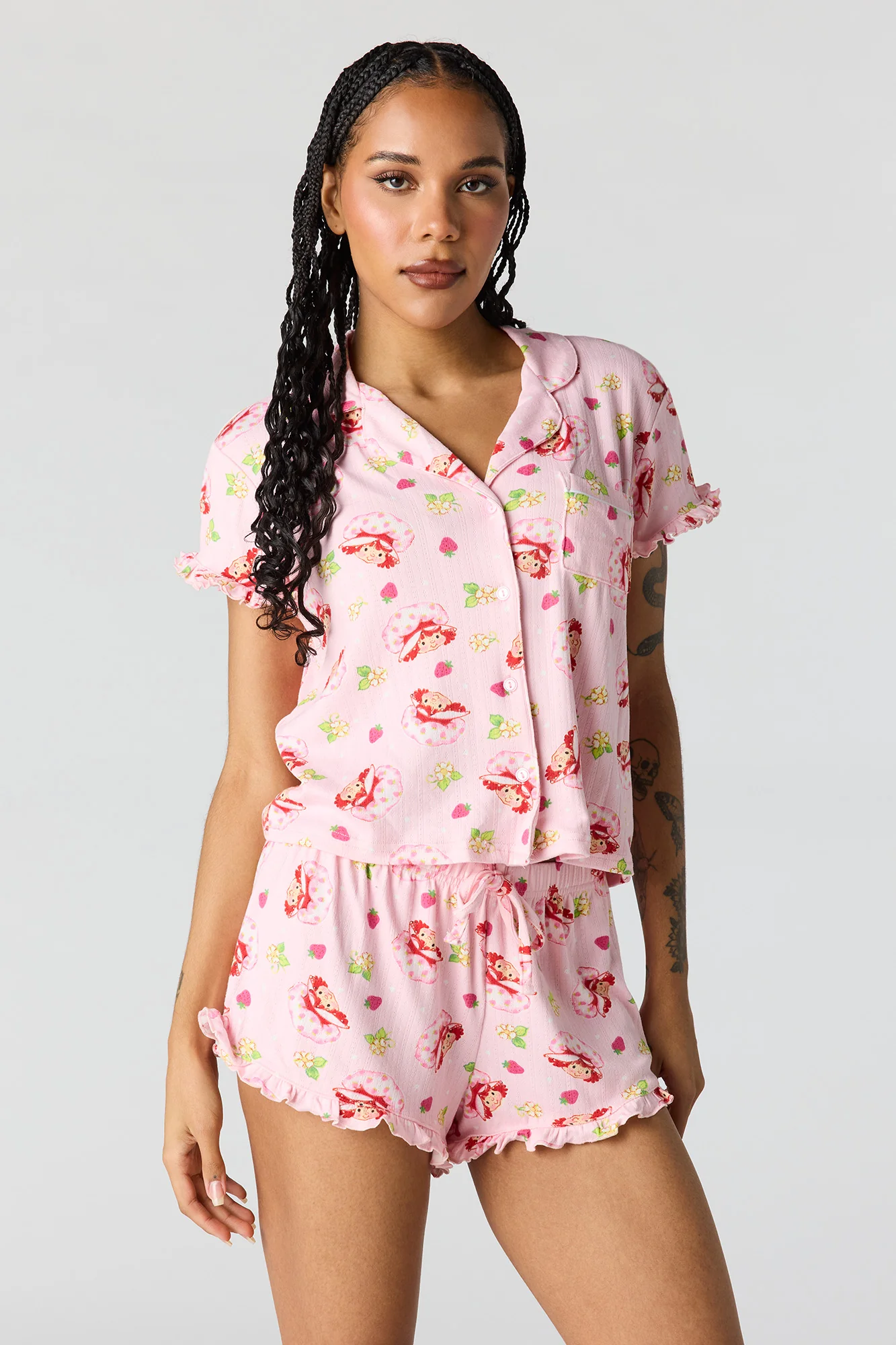 Strawberry Shortcake Pointelle Pajama Set - Image 7