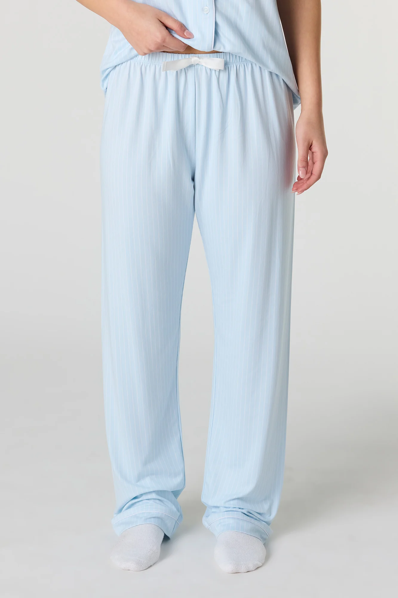 Soft Button-Up Top & Pant Pajama Set - Image 24