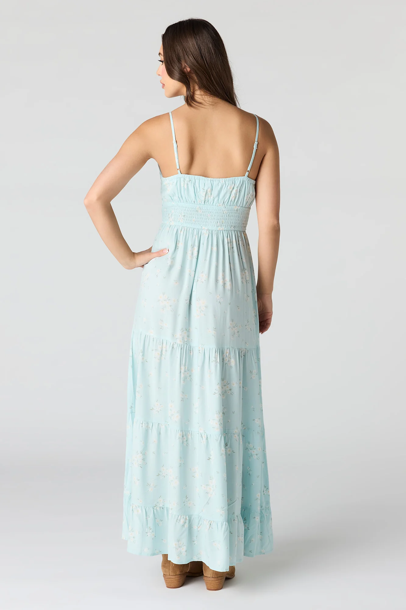 Bow Front Tiered Maxi Dress - Image 14