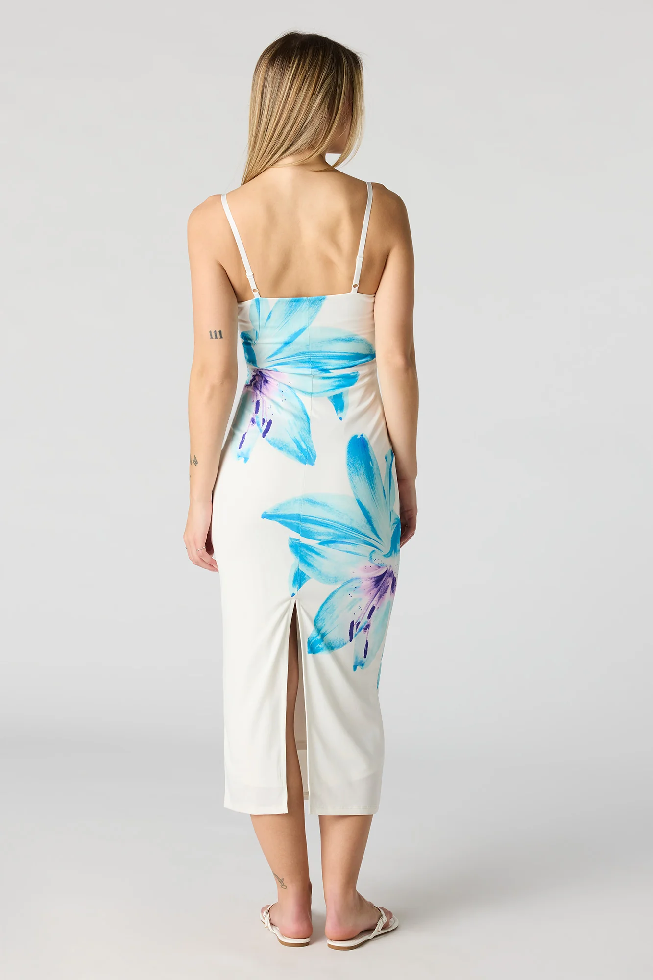 Braless Bodycon Midi Dress - Image 6