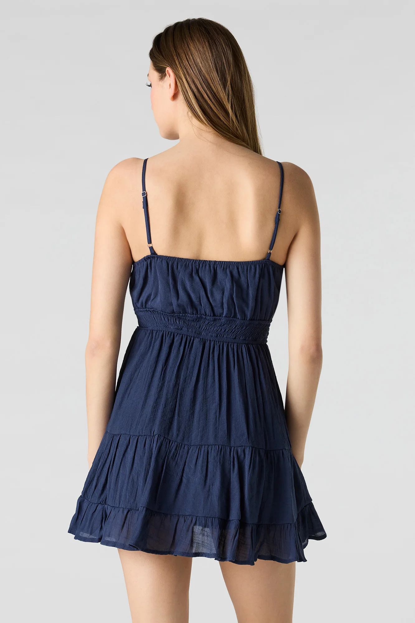 Sweetheart Tie Front Mini Dress - Image 8