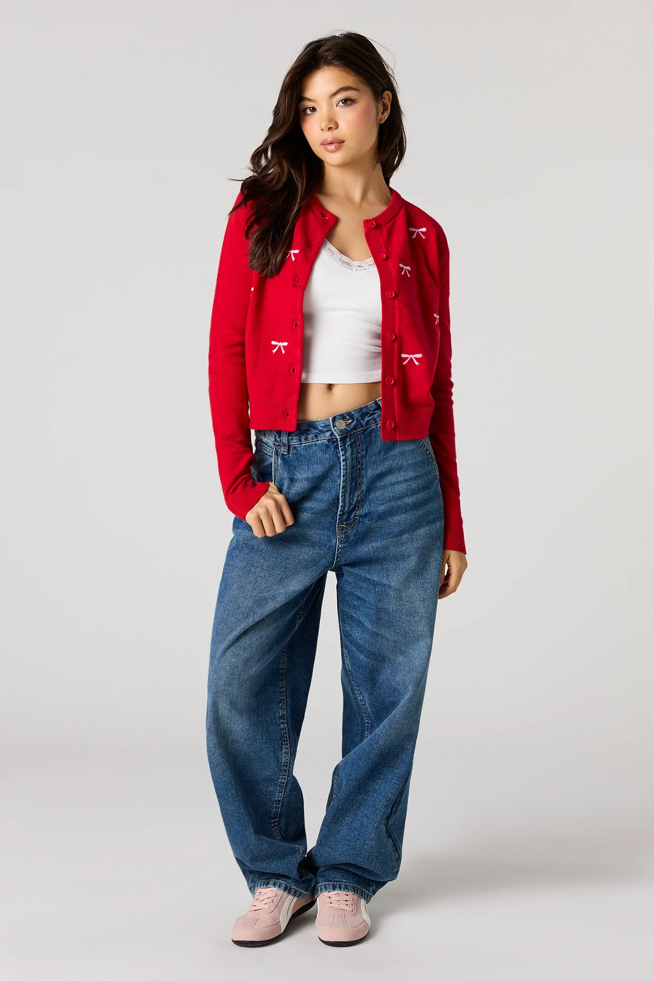 Embroidered Knit Cardigan - Image 3