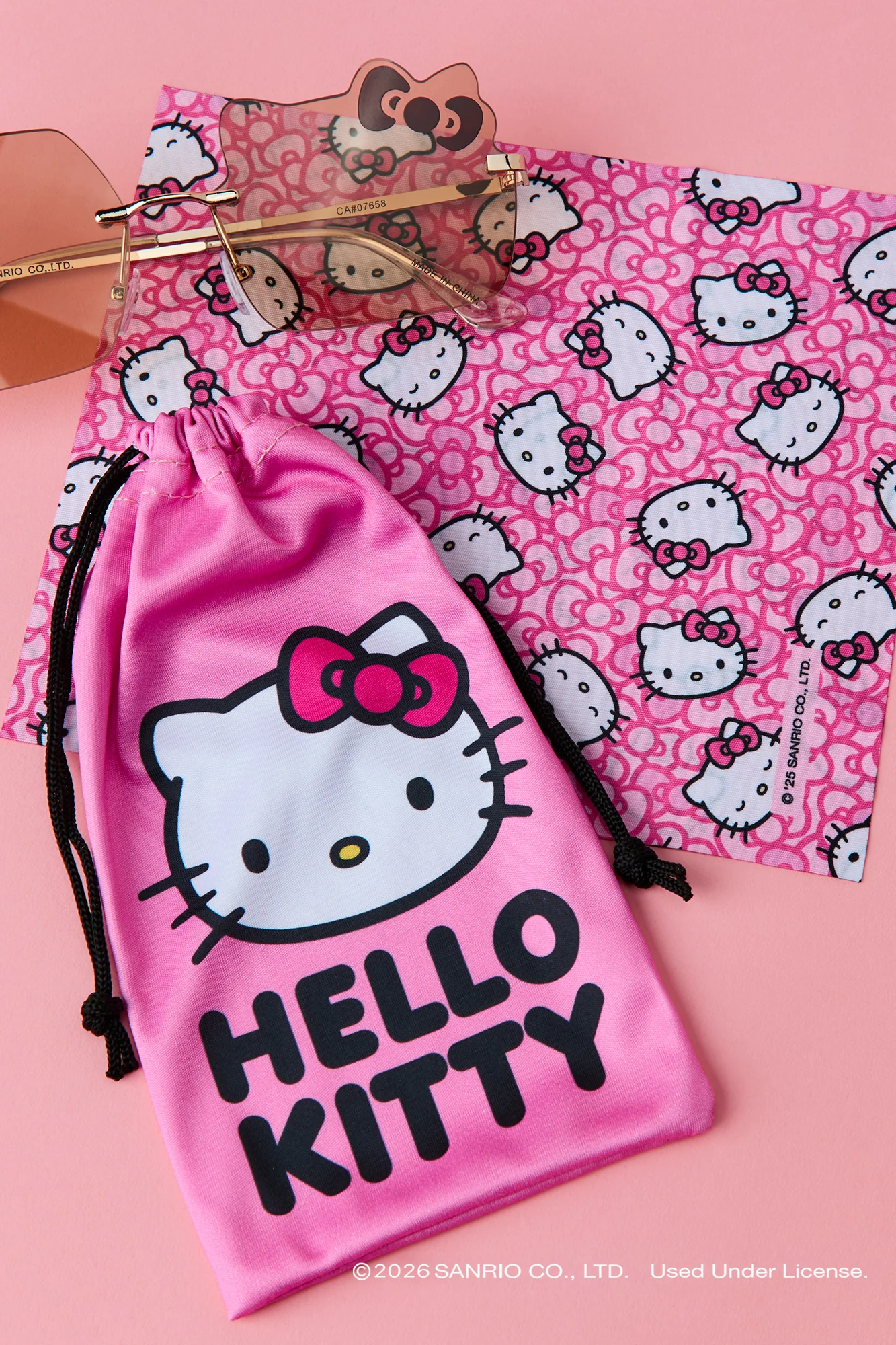 Hello Kitty® Rimless Sunglasses Set - Image 5