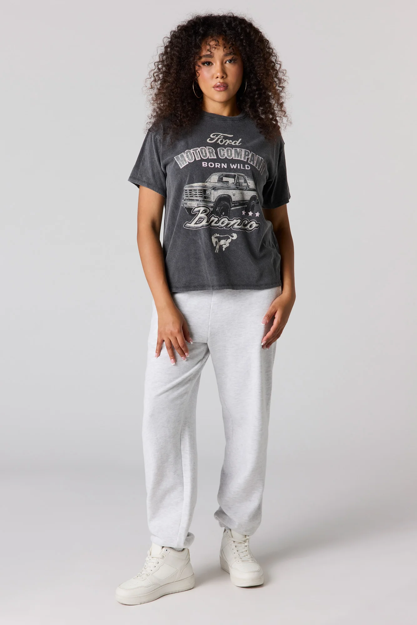 Ford Bronco Graphic Washed Boyfriend T-Shirt - Image 3