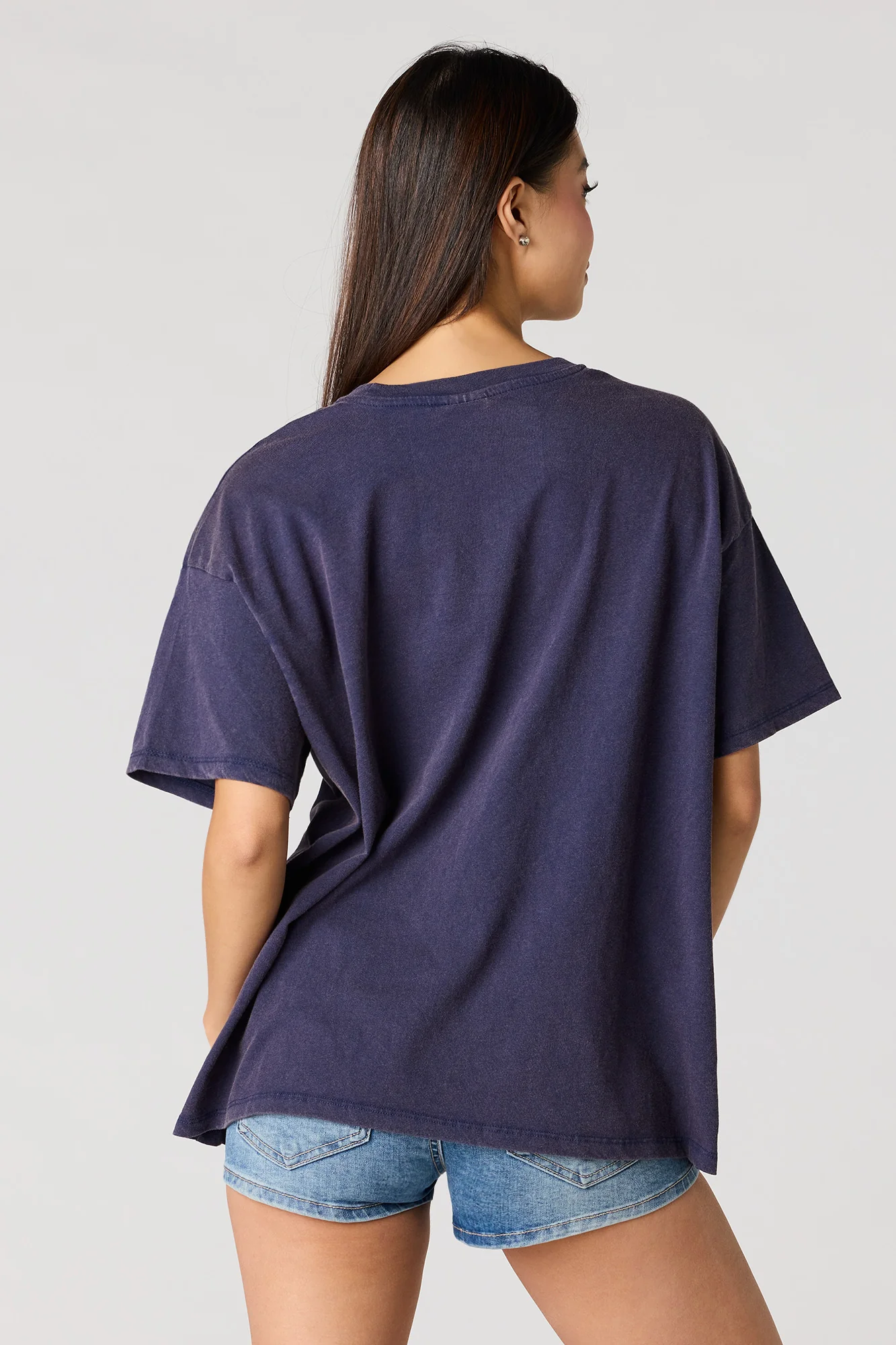 Camaro Graphic Washed Boyfriend T-Shirt - Image 2