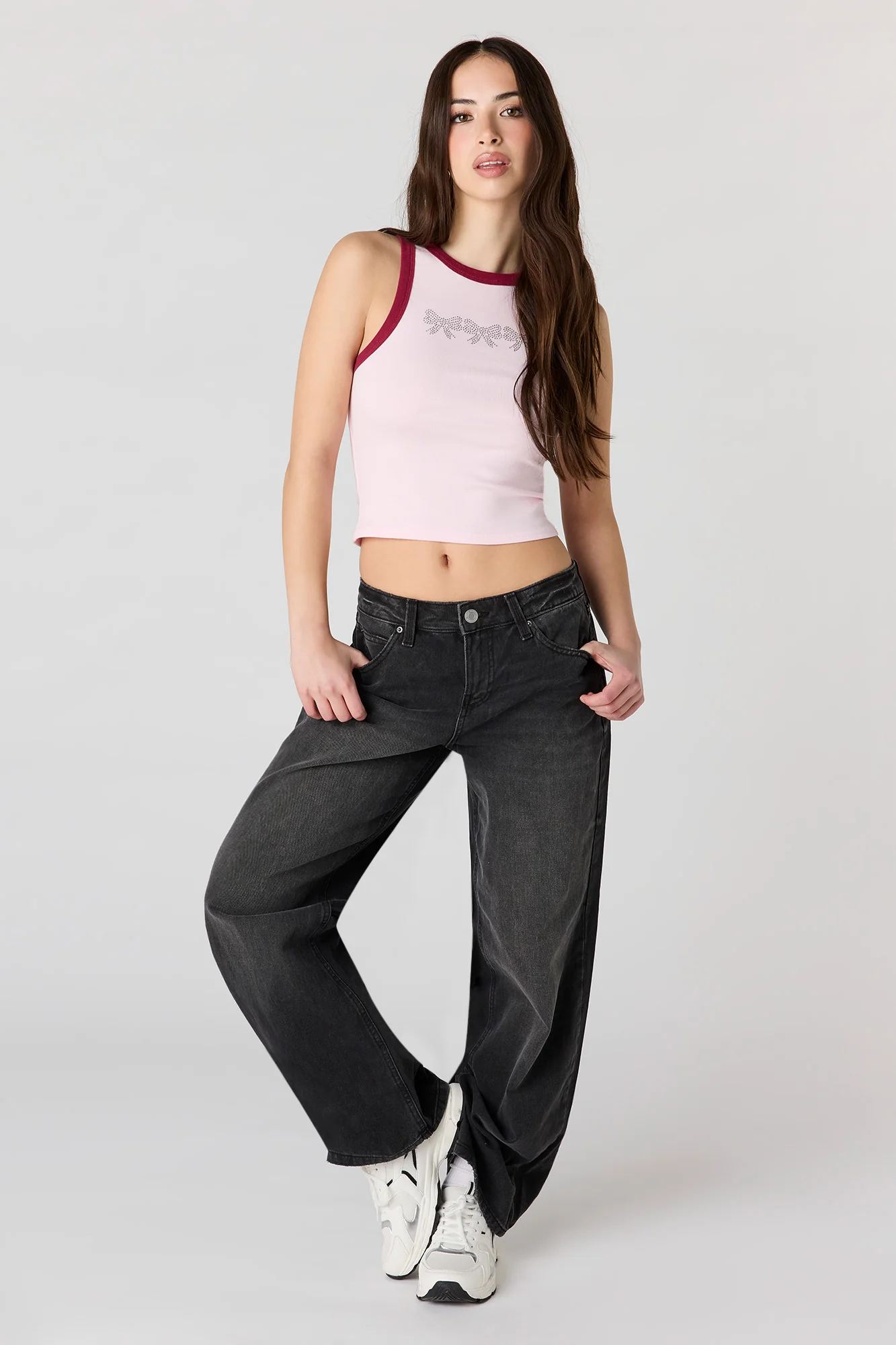 High Neck Graphic Tank - Image 3