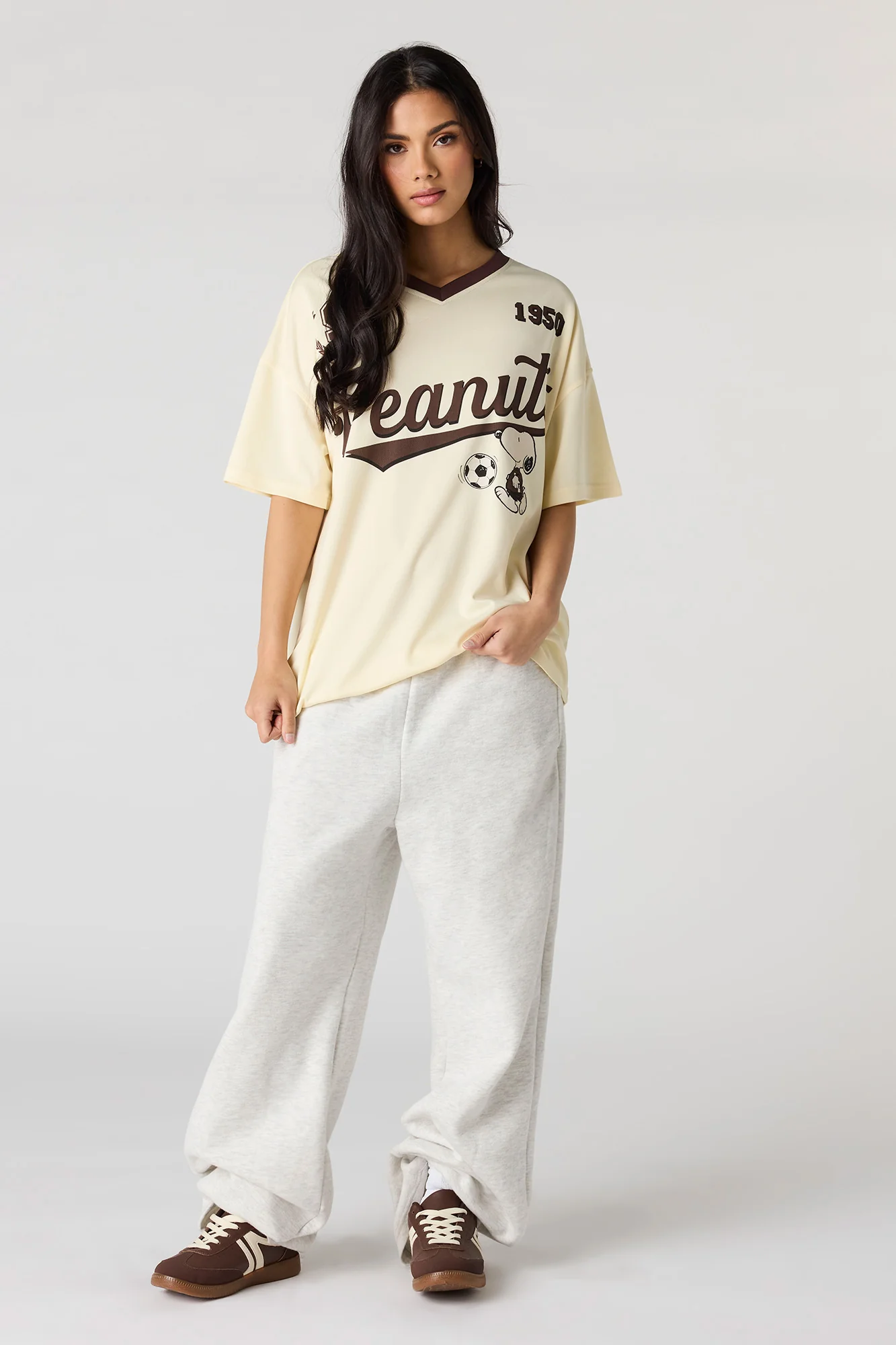 Peanuts Graphic Mesh Jersey - Image 3