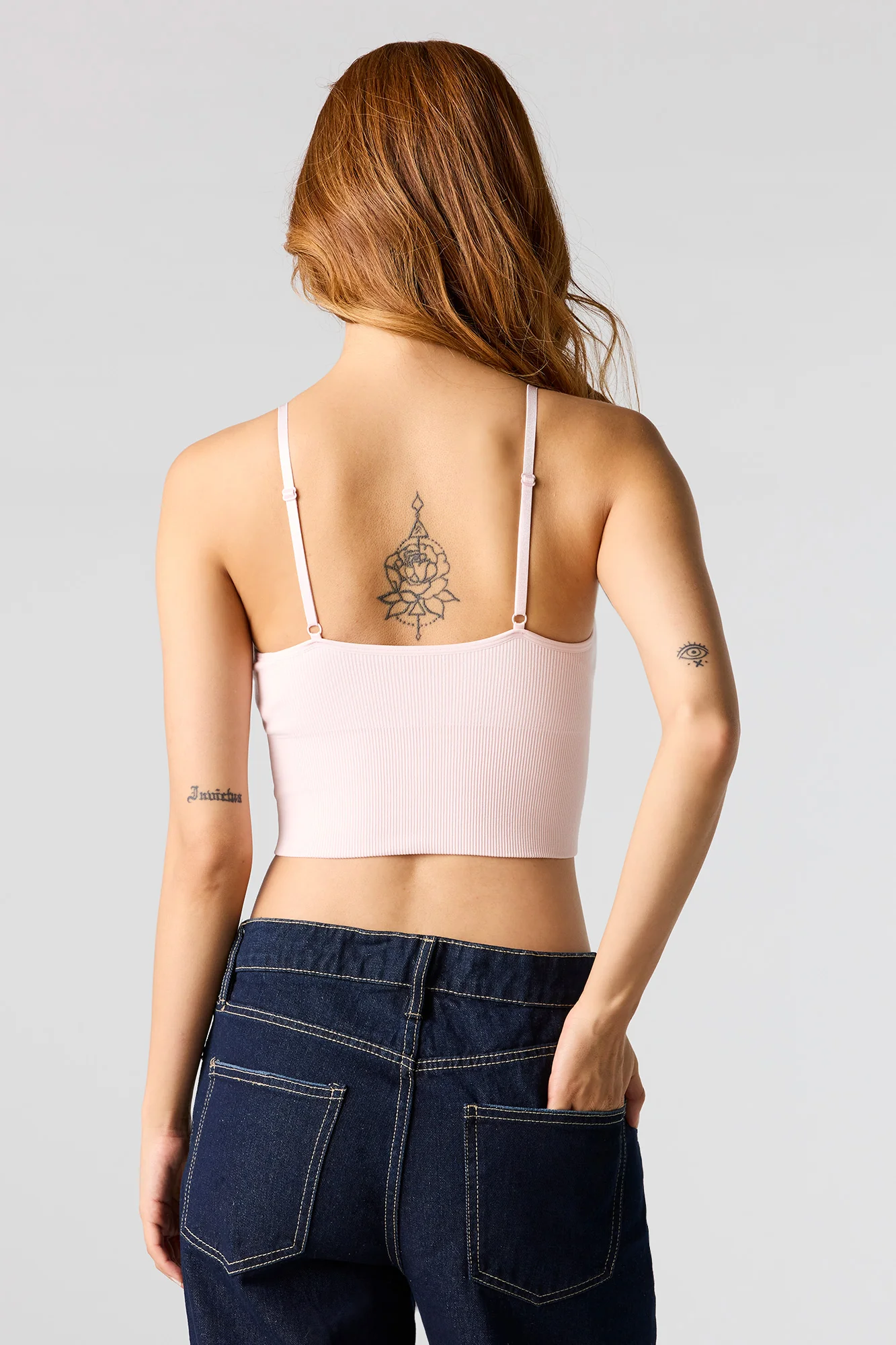 Seamless Ribbed Crop Cami With Built-In Cups - Image 24