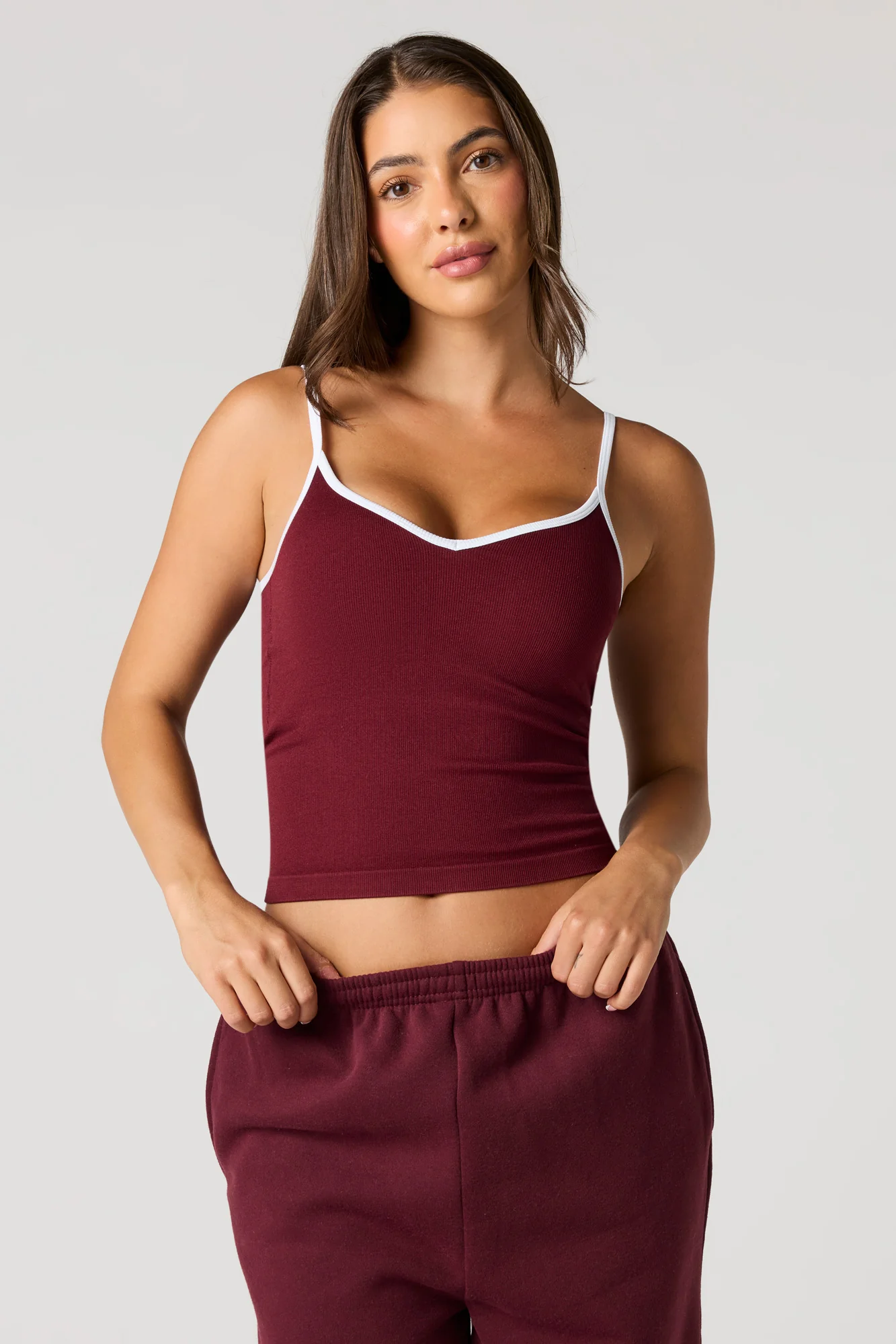 Seamless Ribbed Braless Tank - Image 4