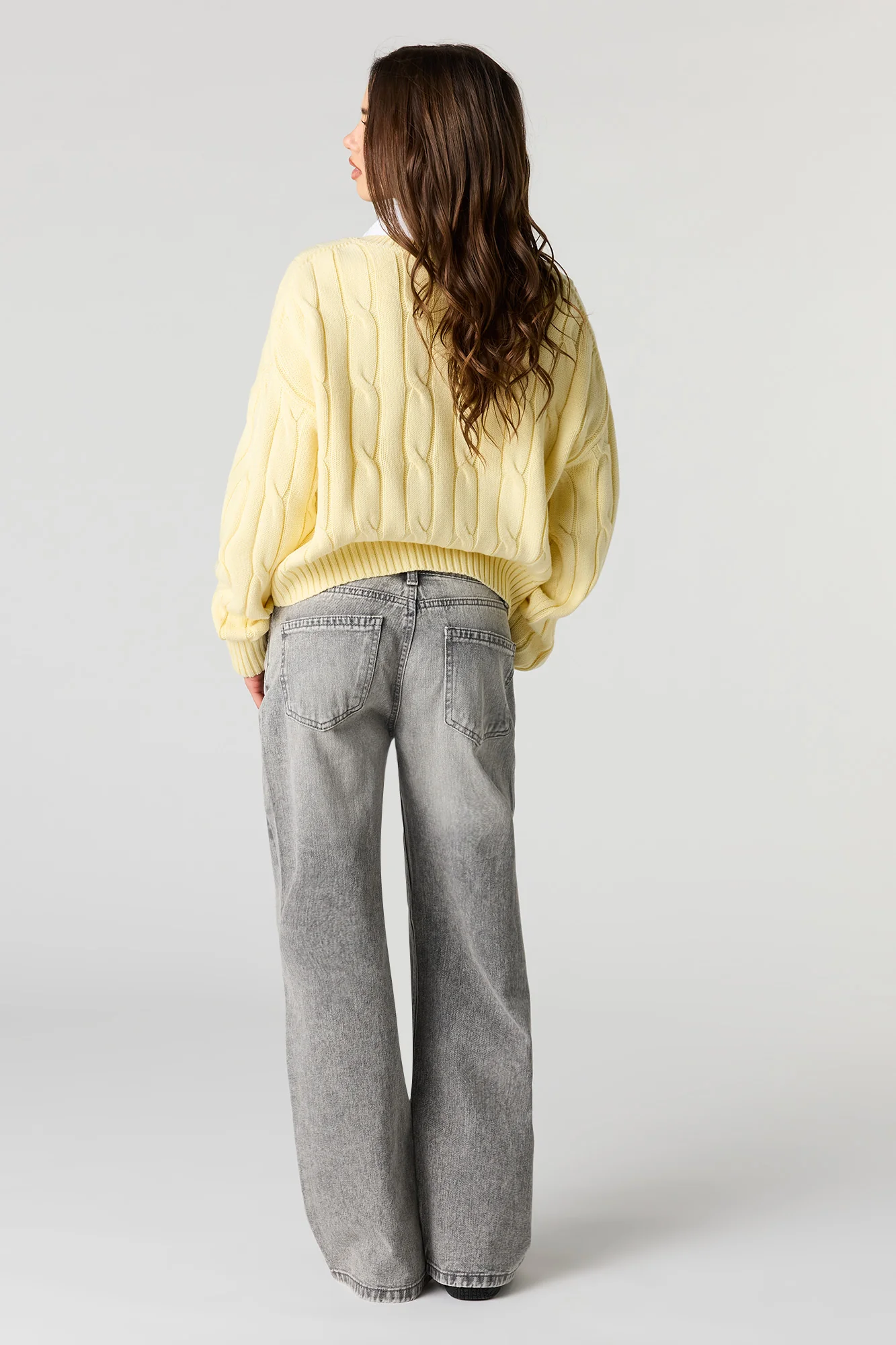 Low Rise Baggy Light Grey Jean - Image 3