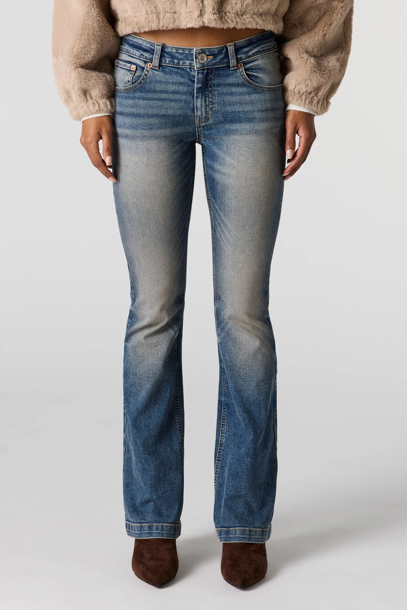 Low Rise Flare Jean - Image 2