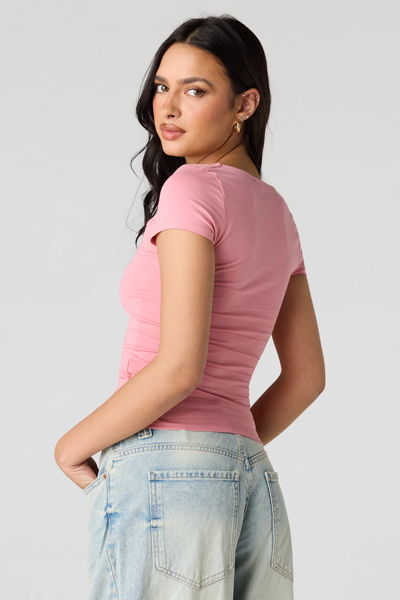 Soft Contour Square Neck T-Shirt - Image 20